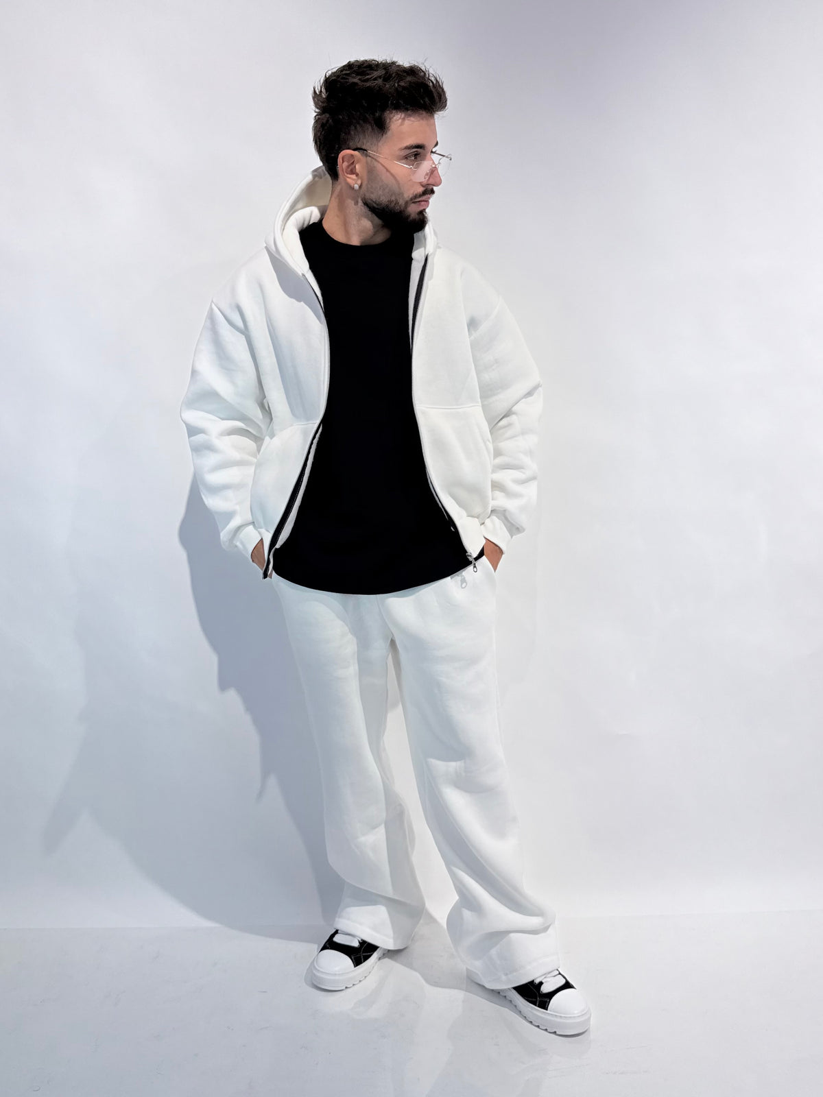 Felpa Boxy Zip