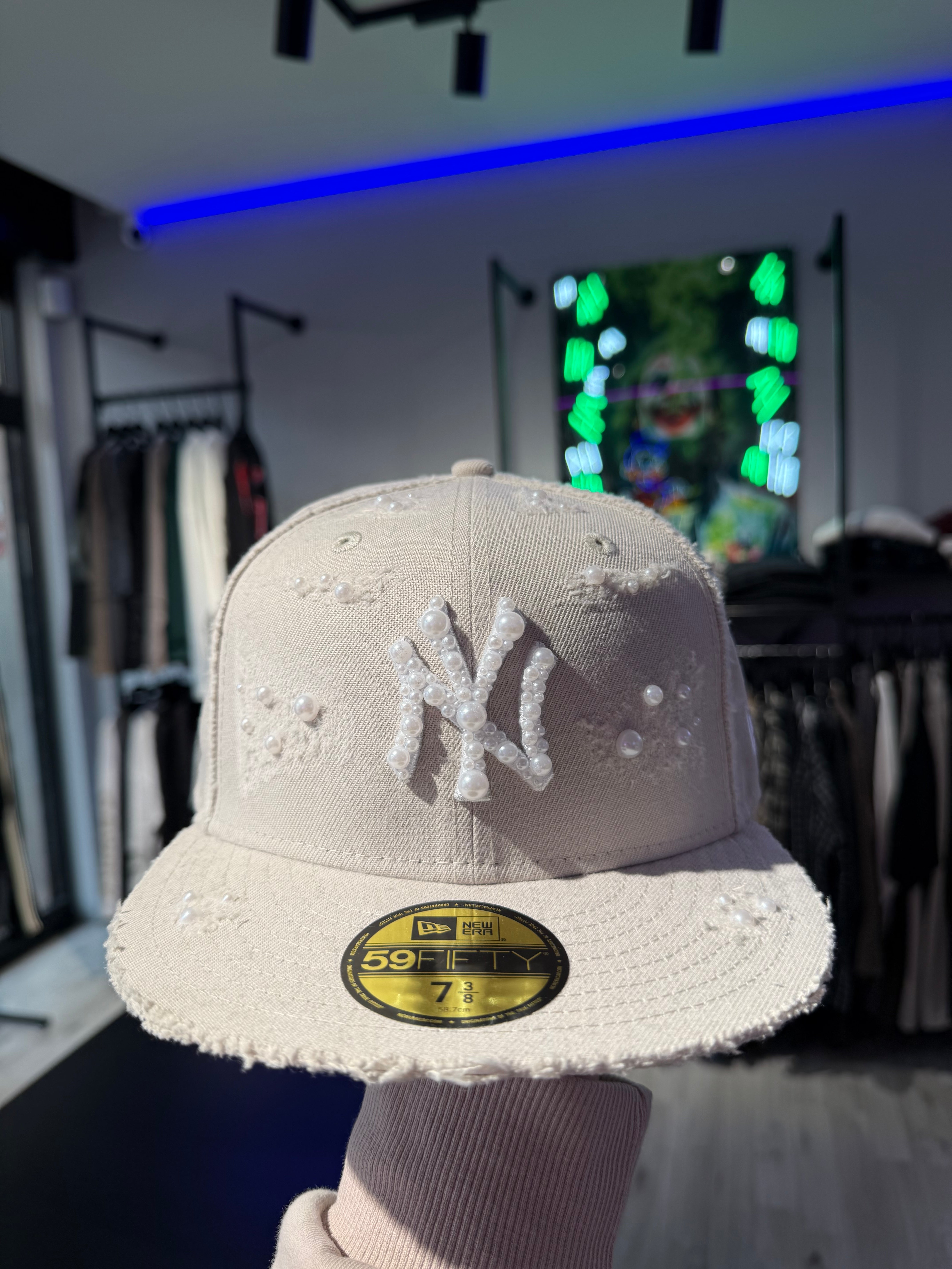 Cappello Custom Beige Perlato