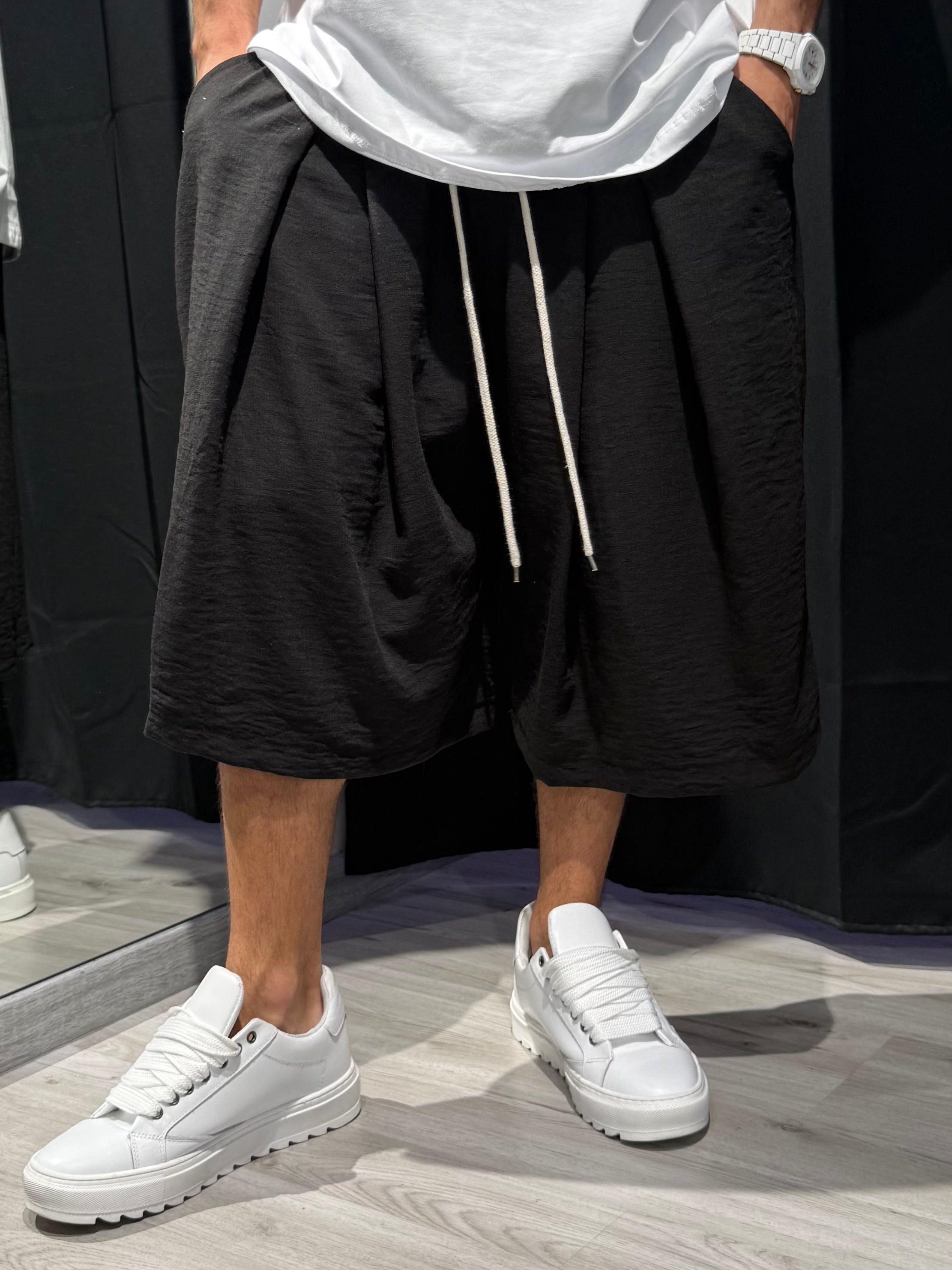 Panta Pench Jorts in Lino