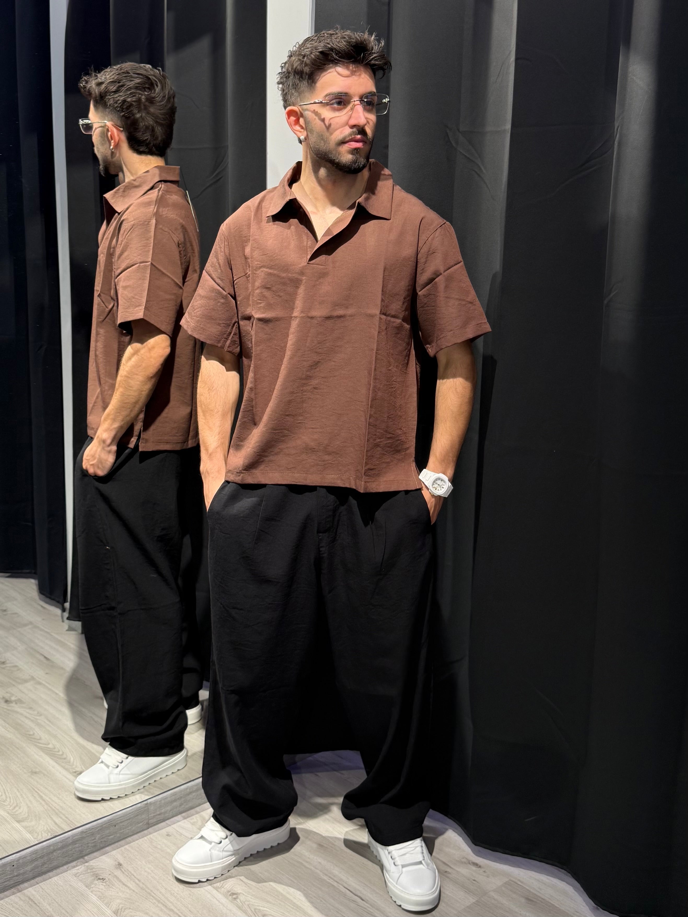 T-shirt V-Crop