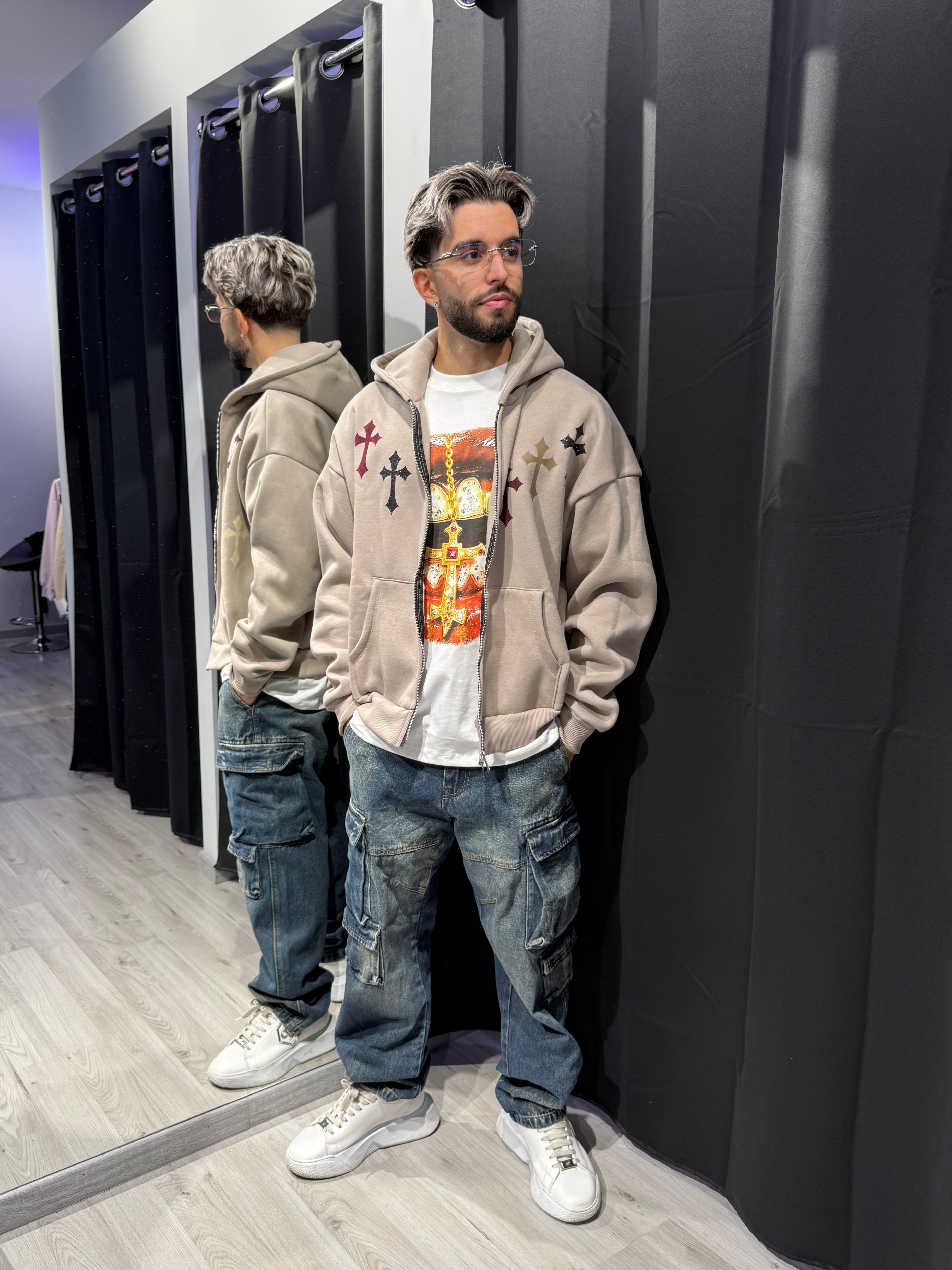 Felpa “Crosslight Zip”
