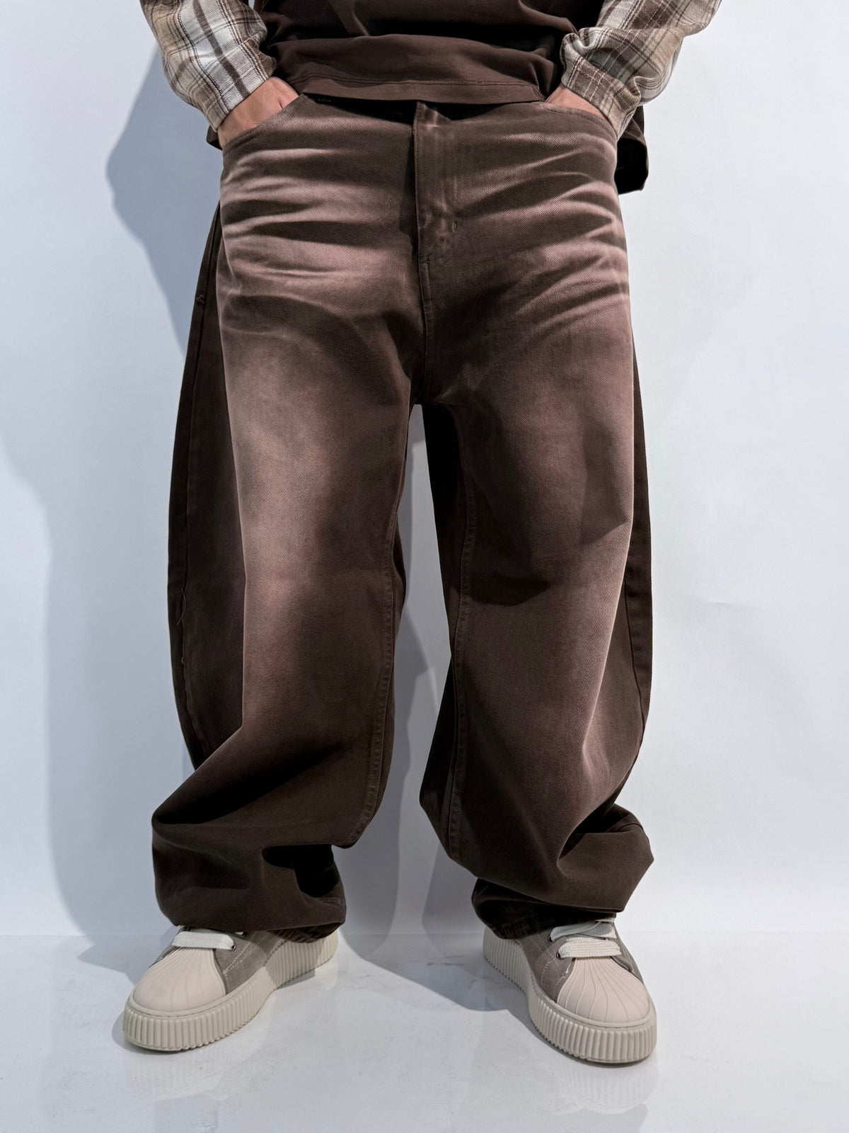 Jeans Balloon Brown
