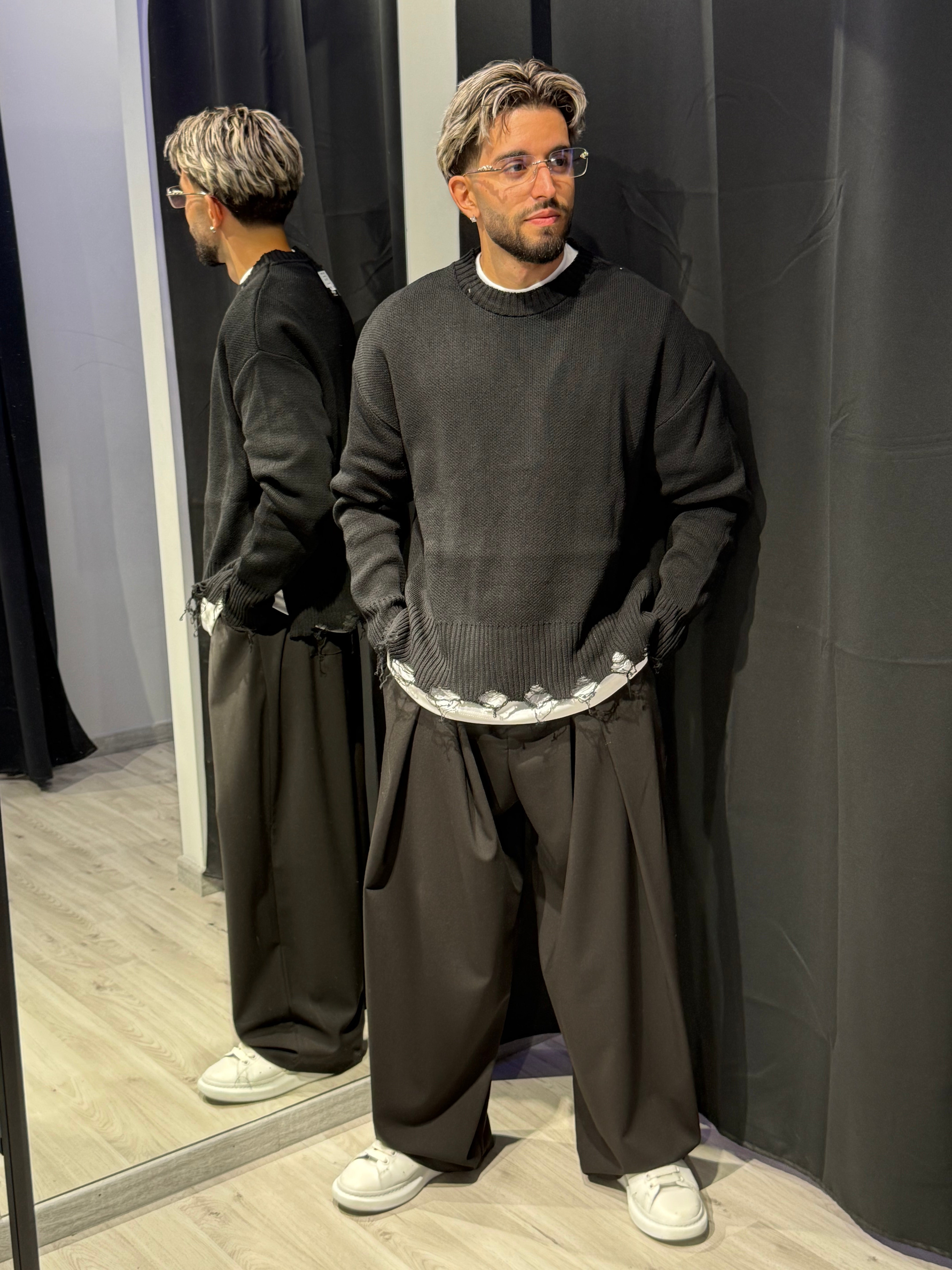 Maglione Sfrangiato