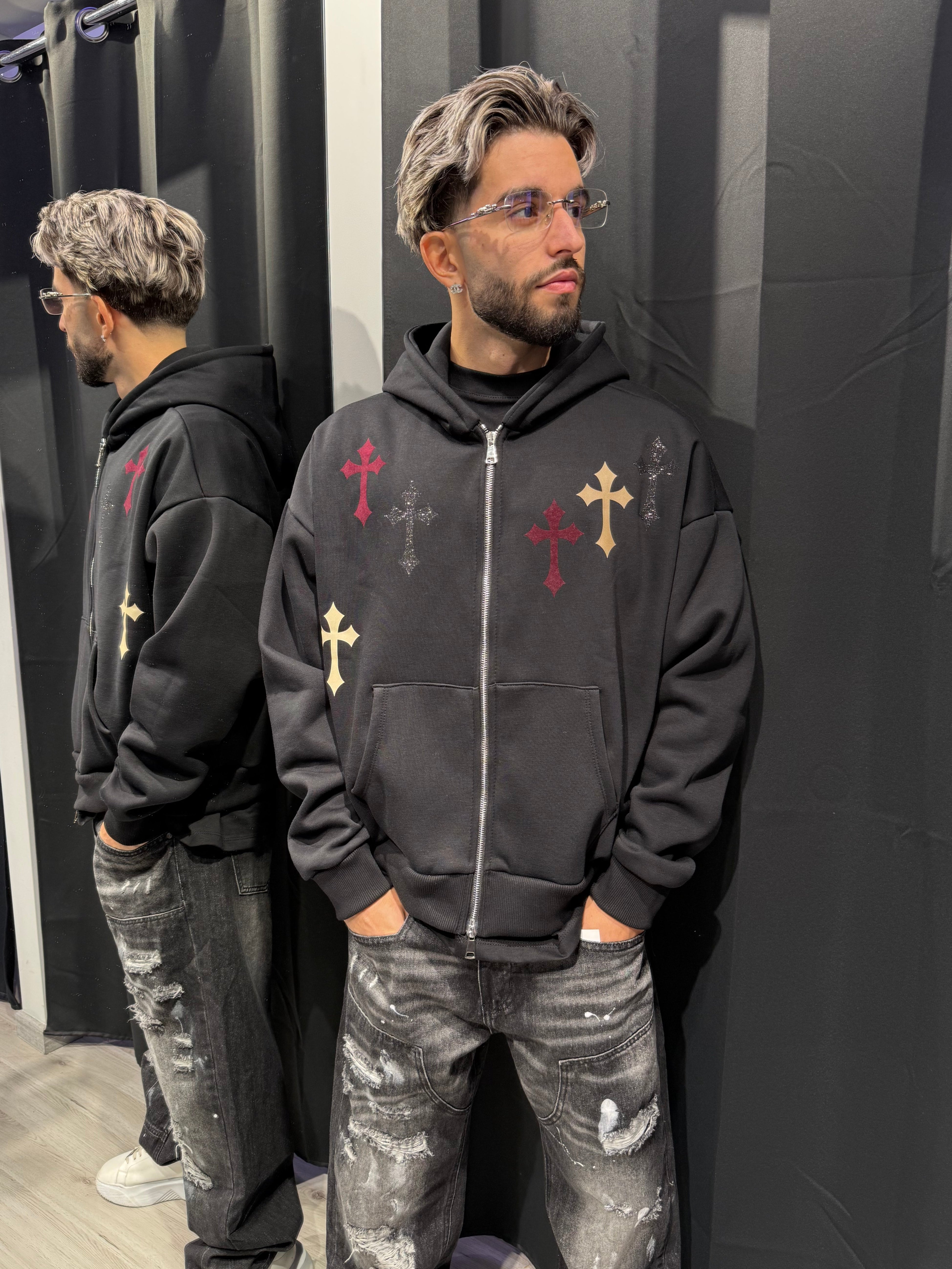 Felpa “Crosslight Zip”
