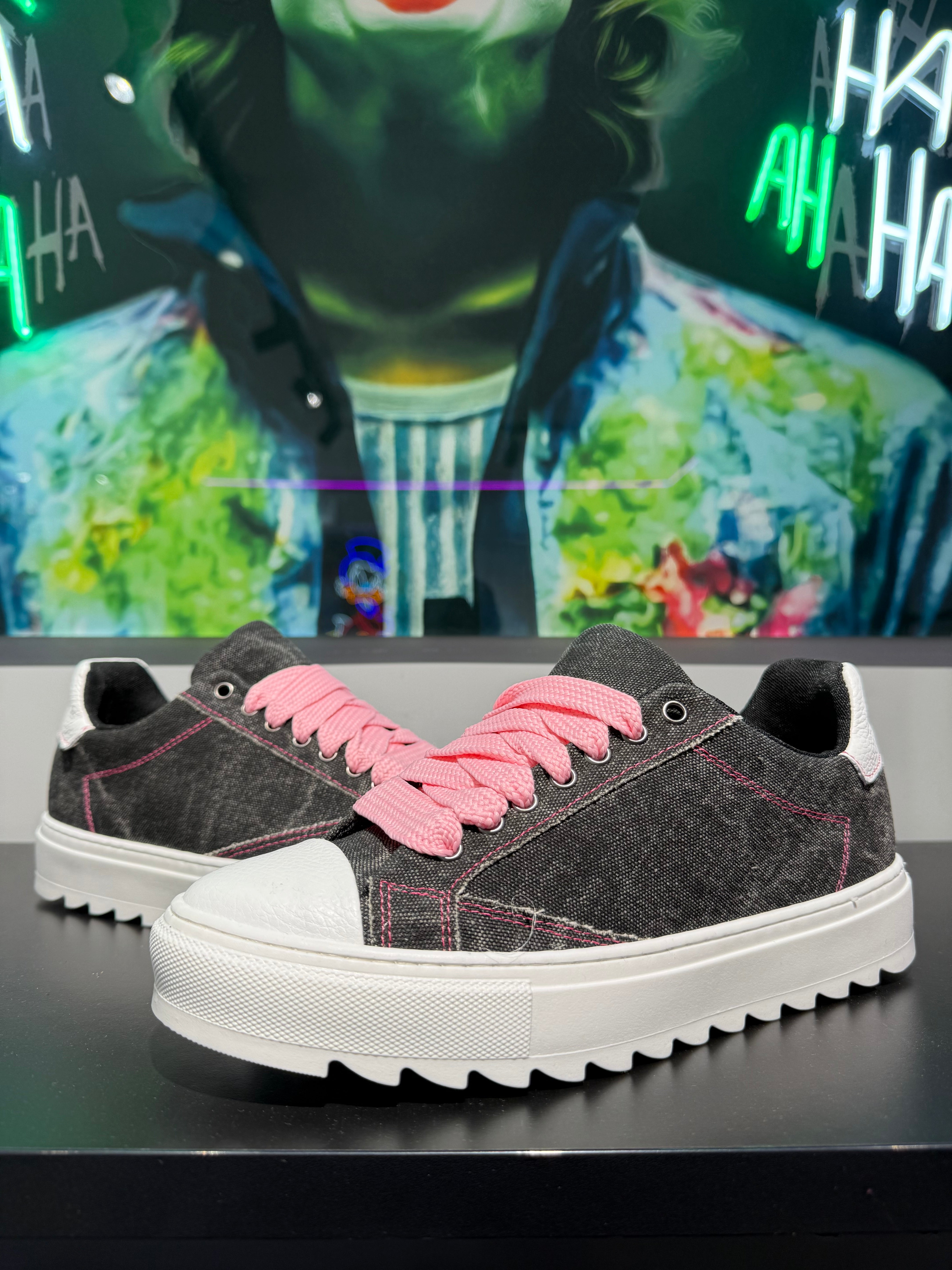 Scarpe Level Up NERE/ROSA Jeans