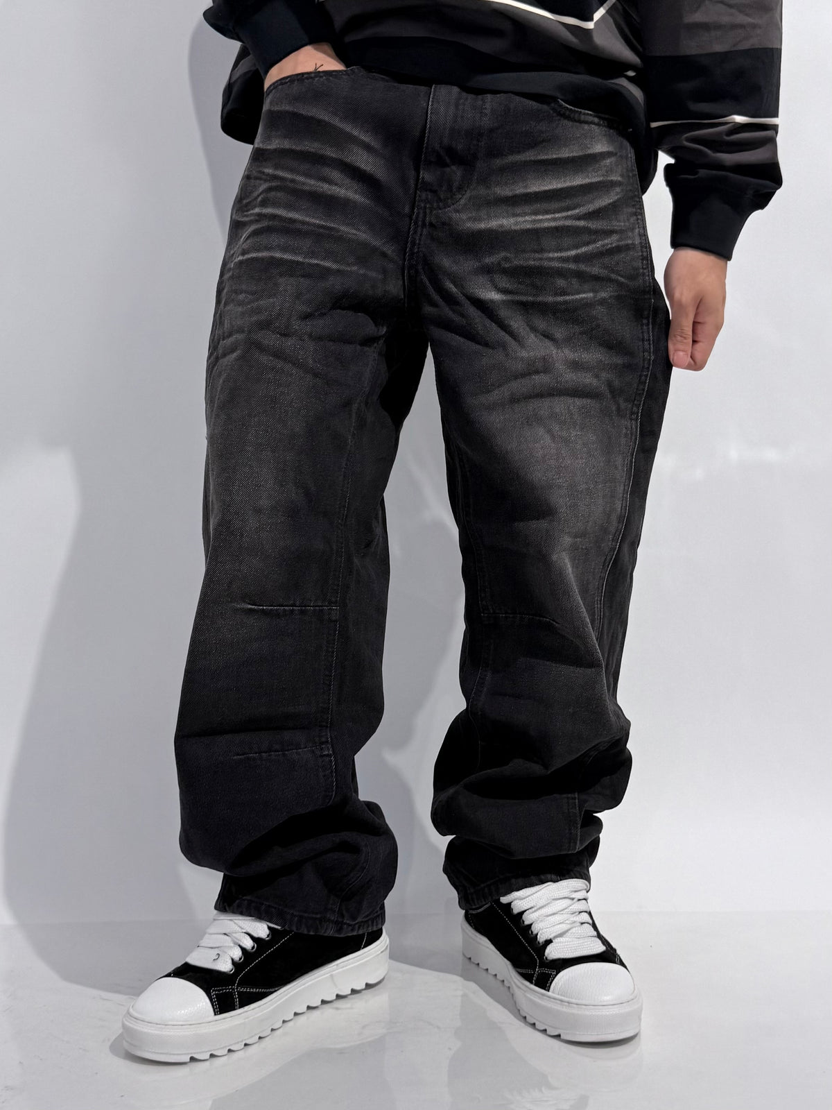 Jeans Black Baggy