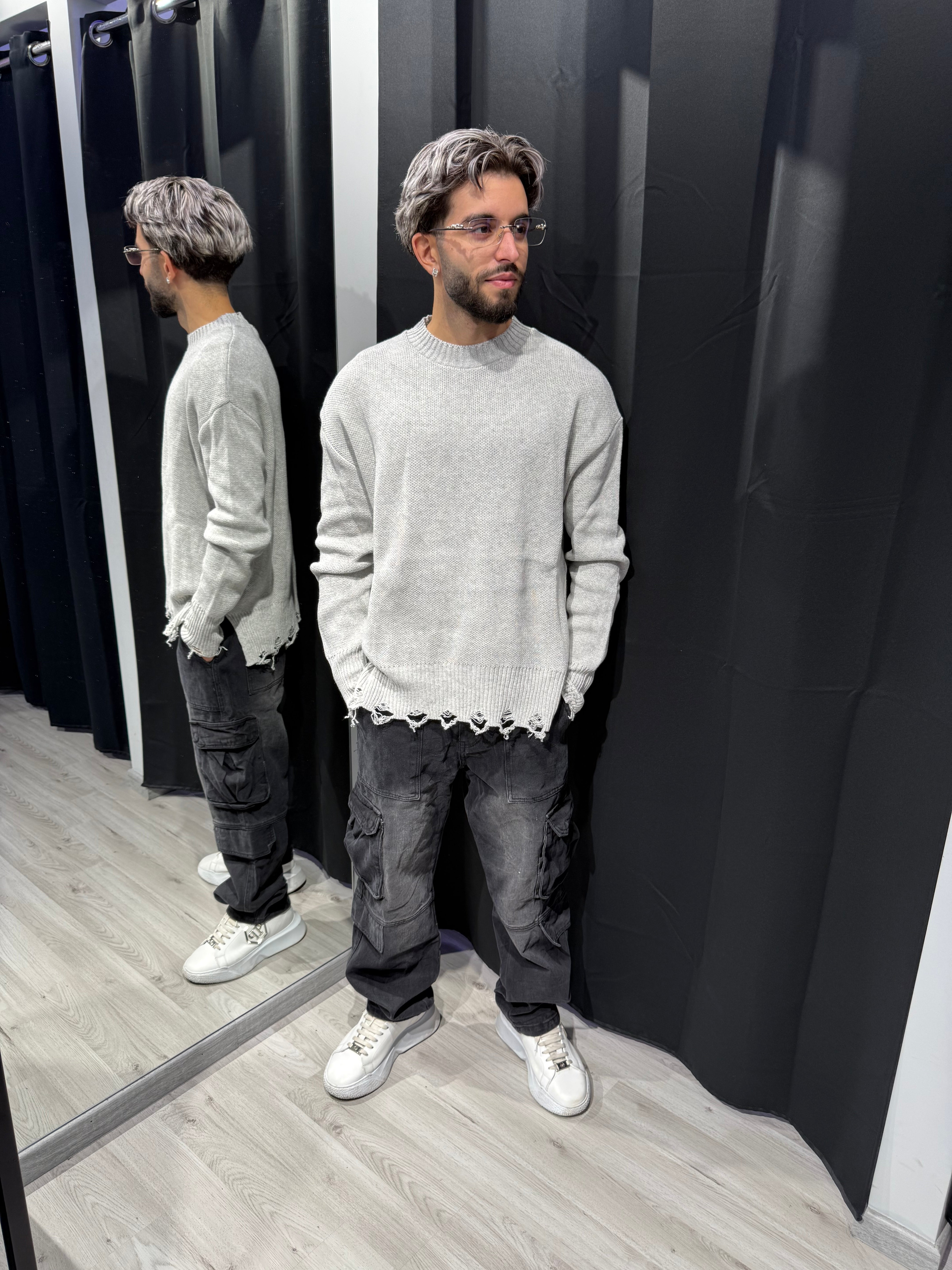 Maglione Sfrangiato