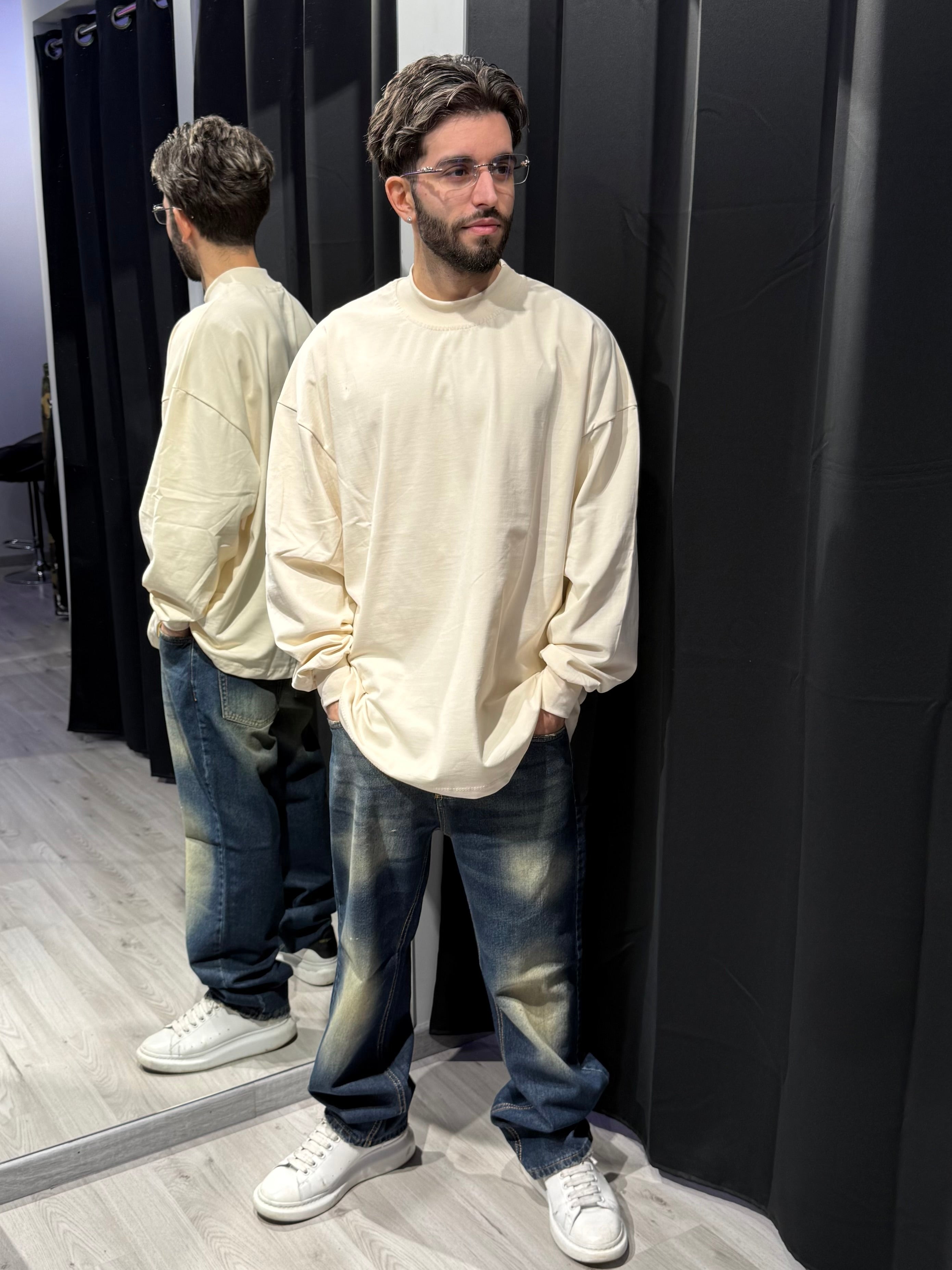 Essential Longsleeve Con Polsino