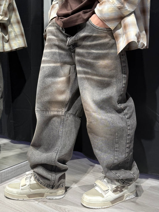 Jeans Baloon Sfumato Marrone