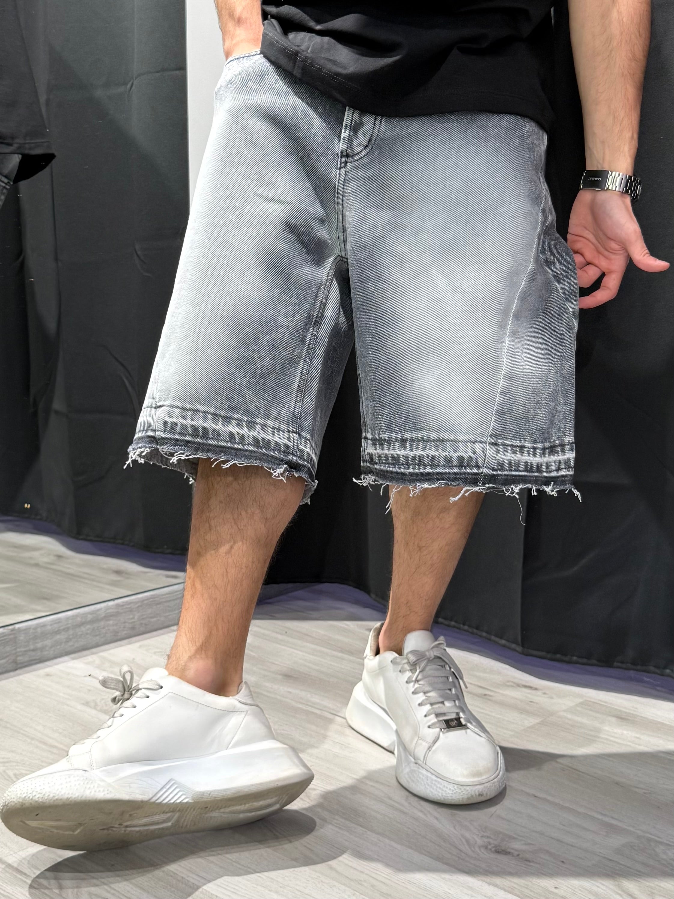 Jeans Jorts Wash
