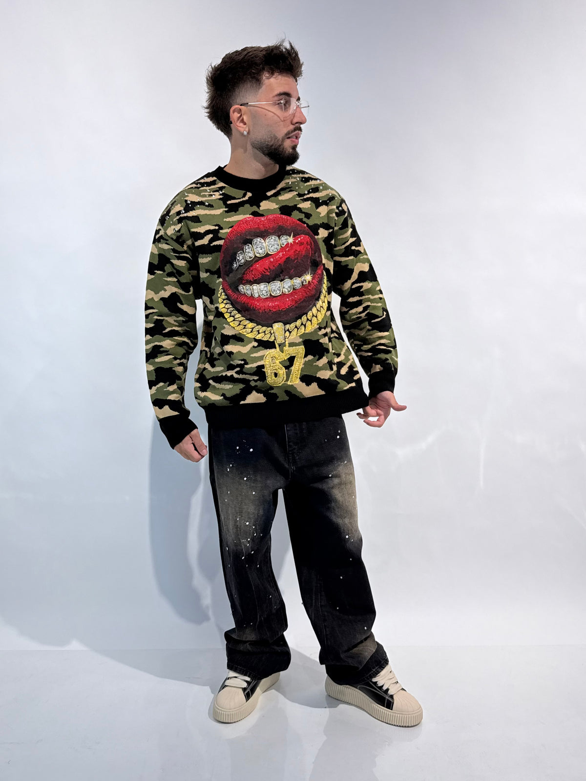 Maglione SixSeven Military