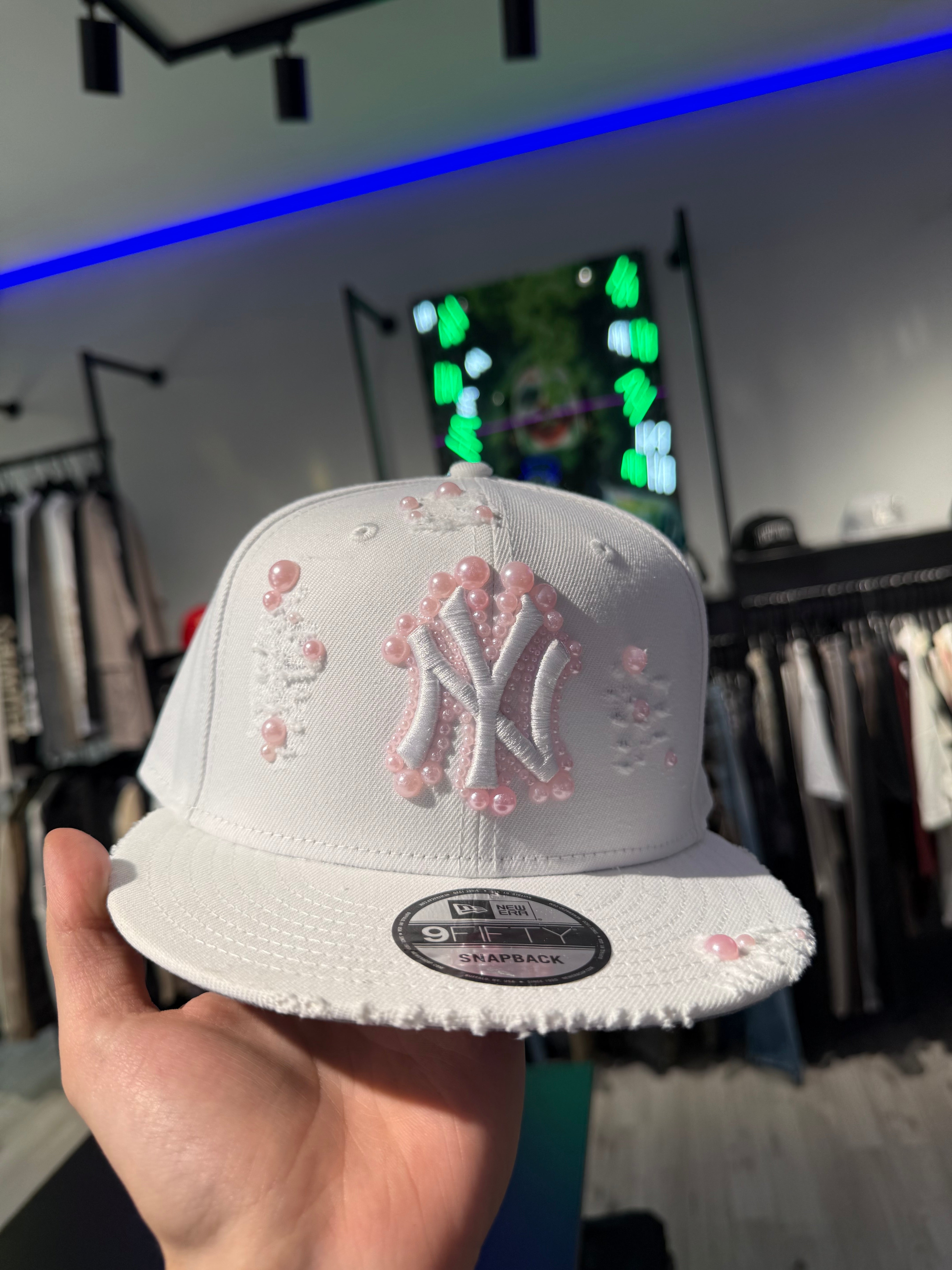 Cappello Custom Perlato Rosa
