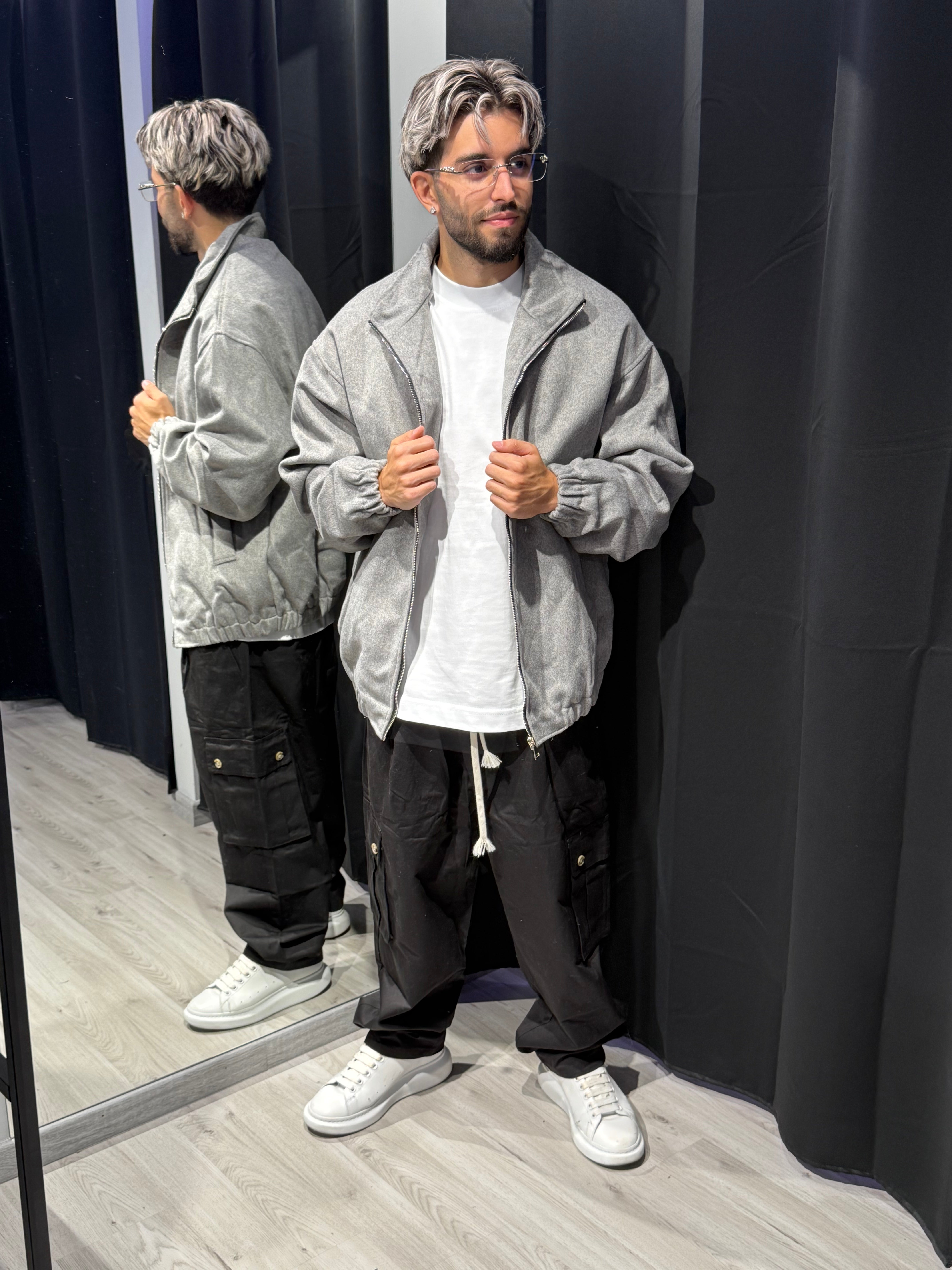 Silver V-Zip