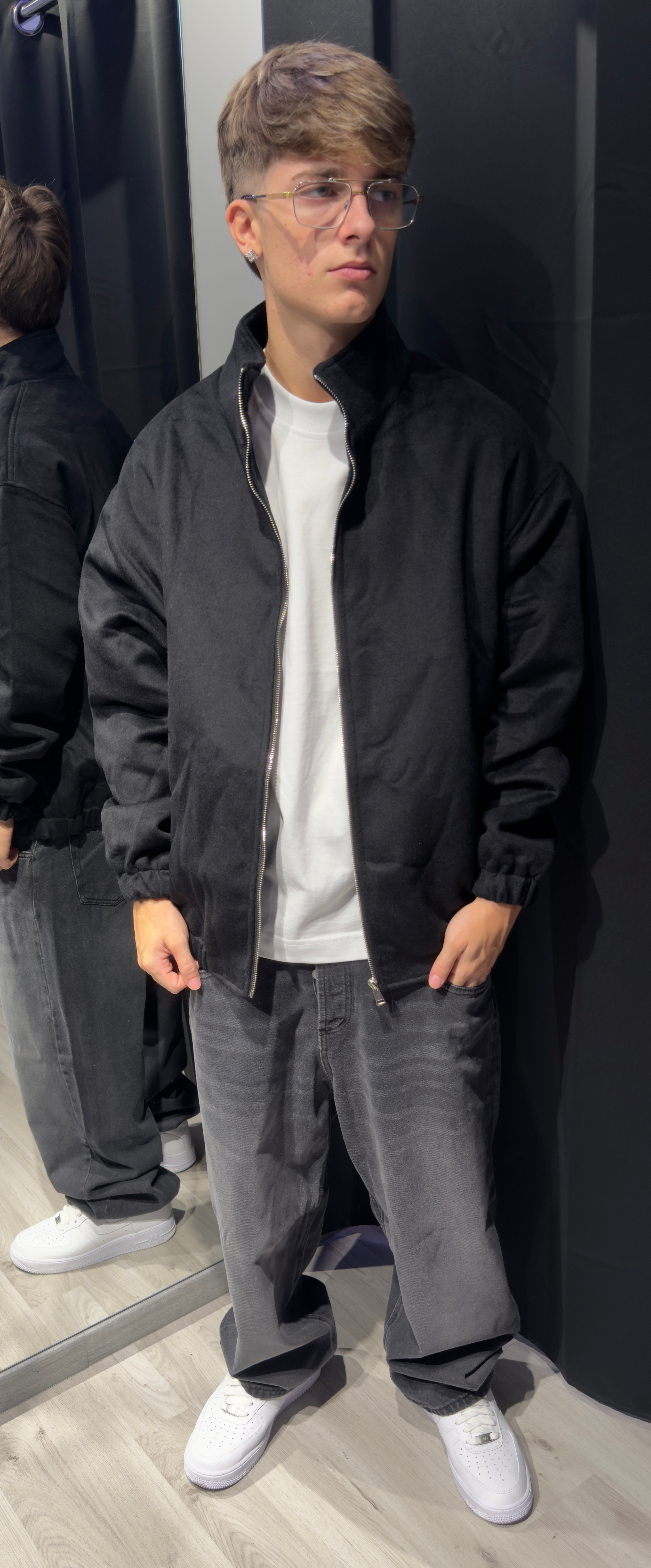 Silver V-Zip