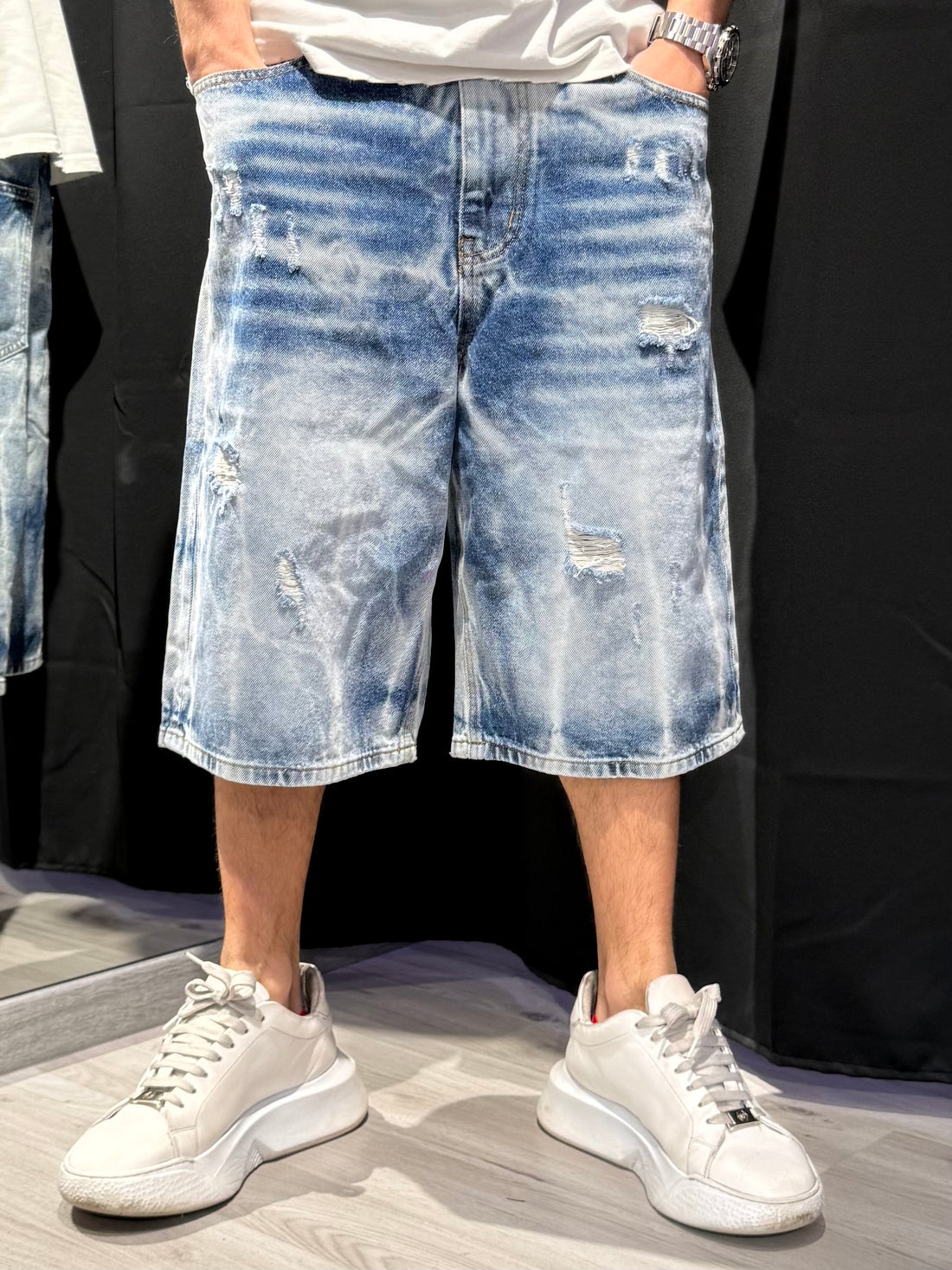Jorts Denim Sfumato