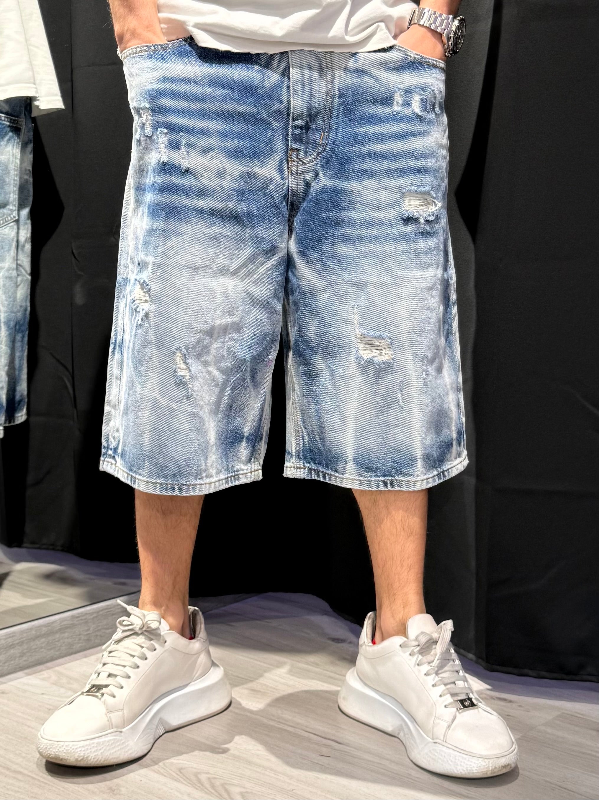 Jorts Denim Sfumato