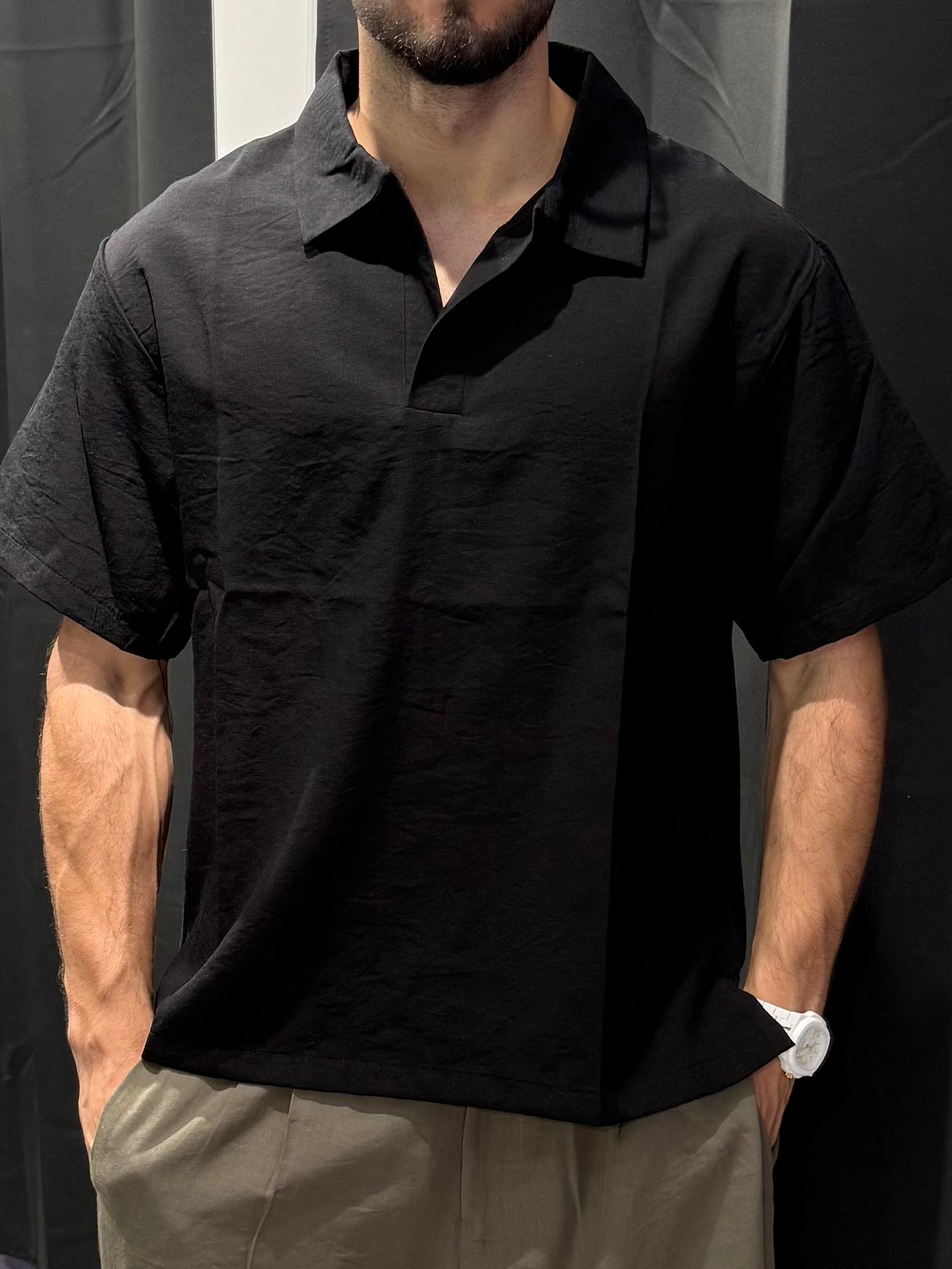 T-shirt V-Crop