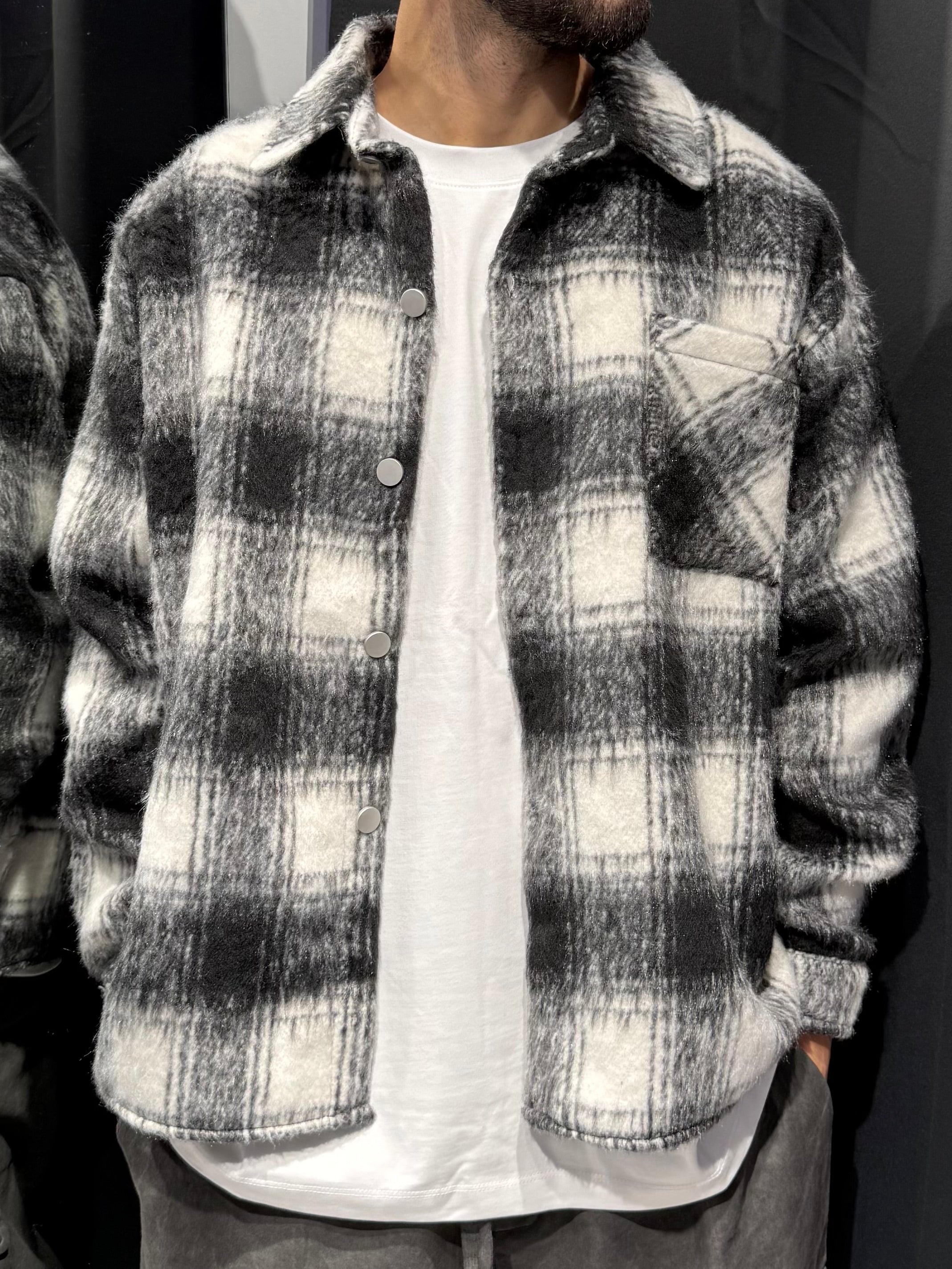 Camicia Boxy Check Premium