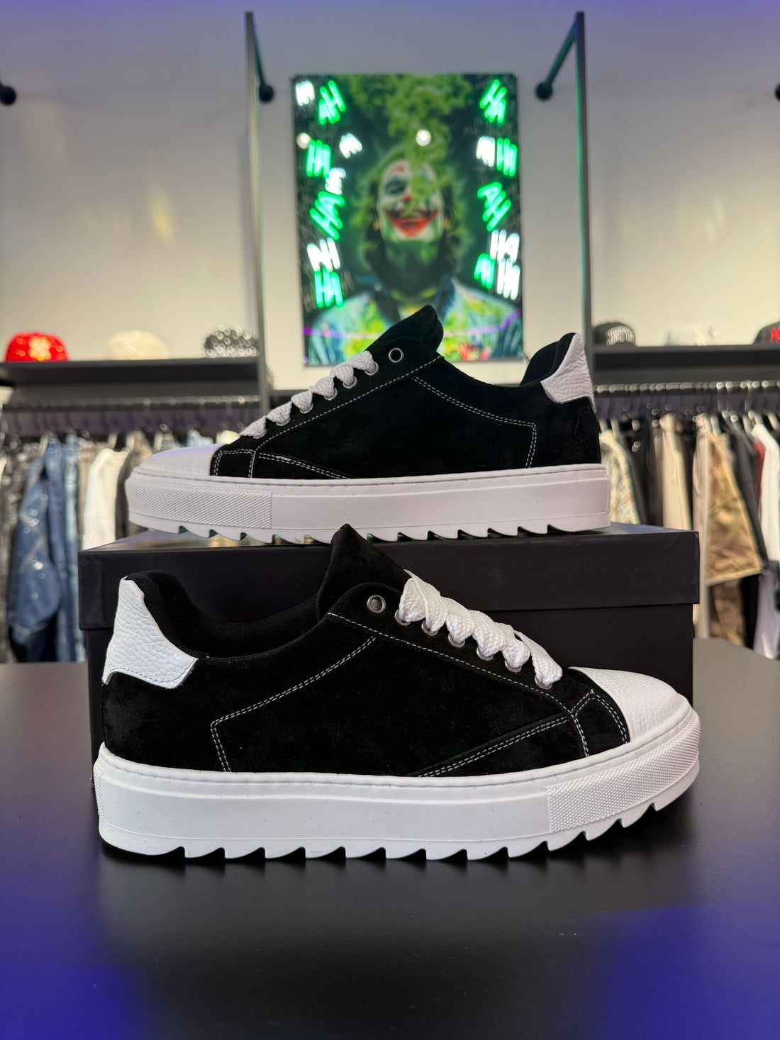 Scarpe Level Up in Camoscio