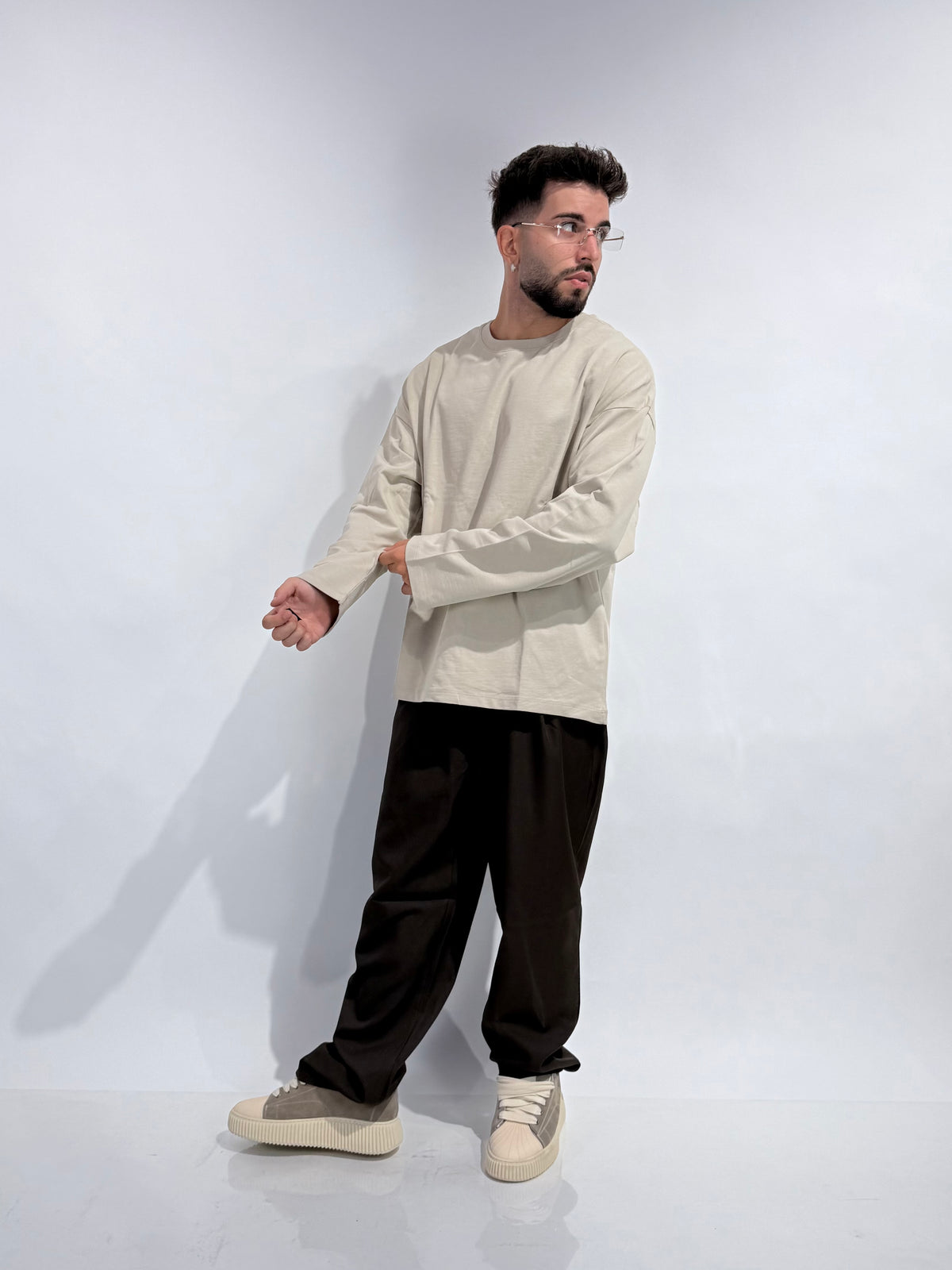 Longsleeve Basic Polso Largo