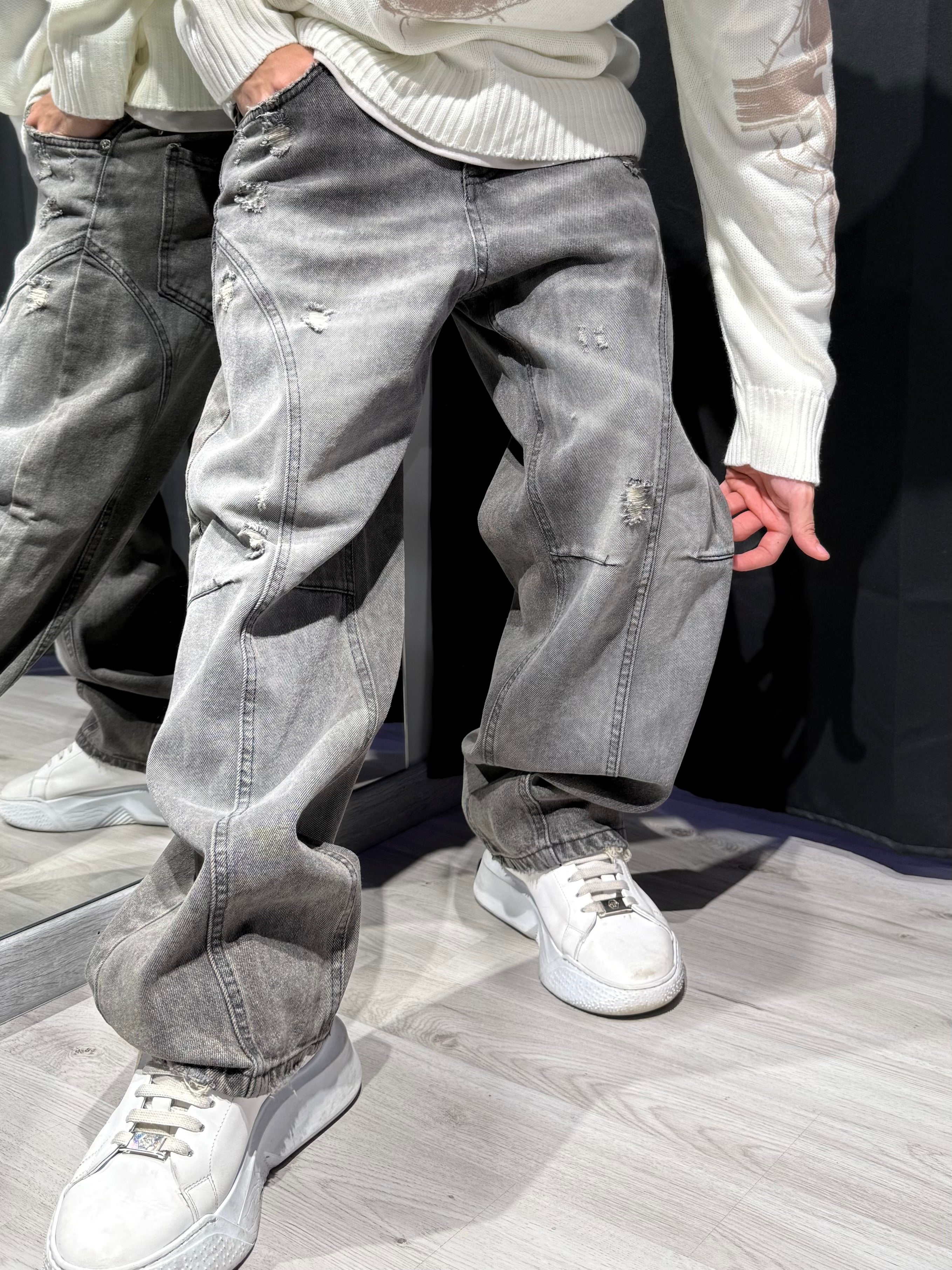 Jeans Baggy Distressed