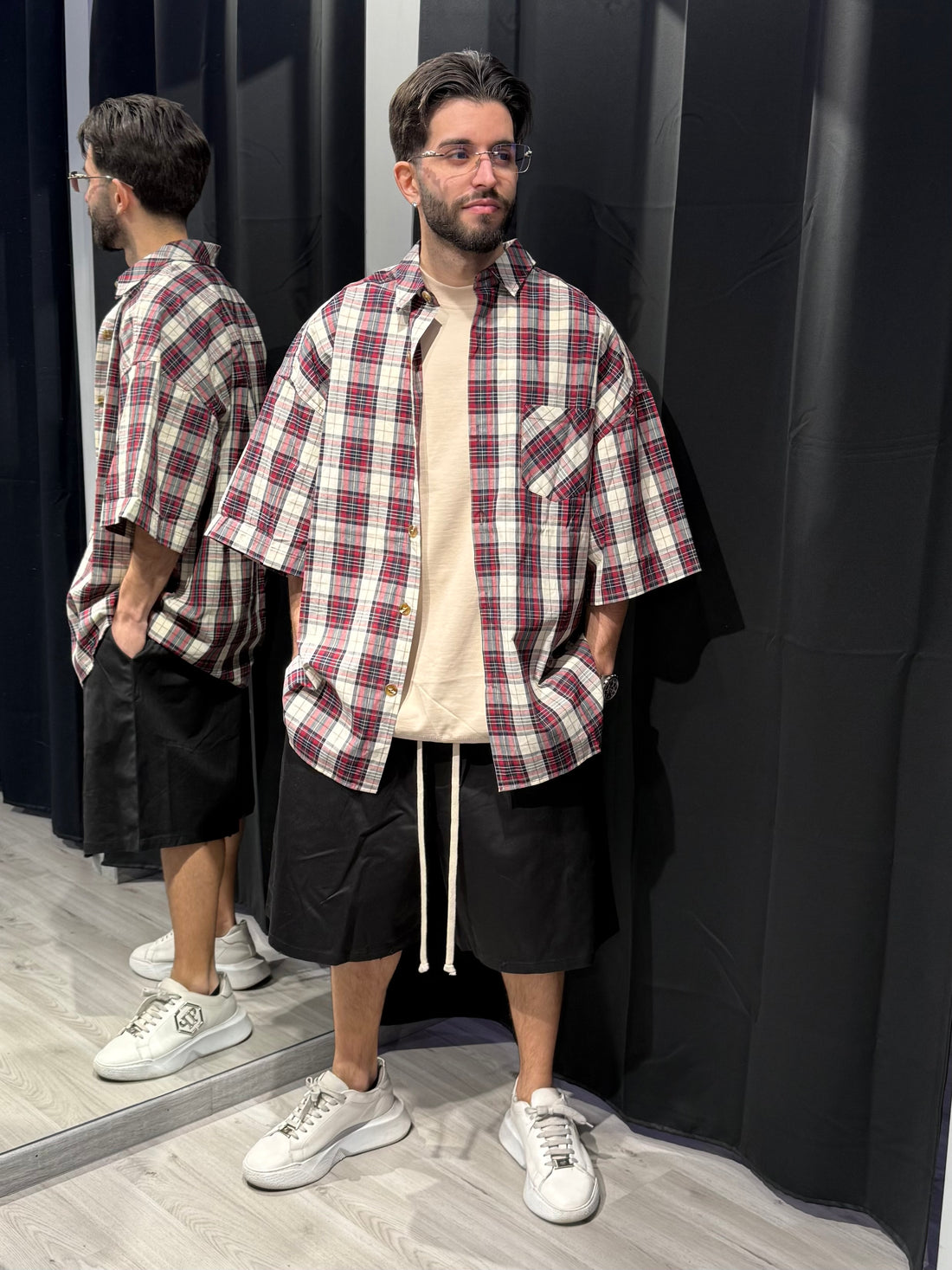 Camicia Over Bordeaux