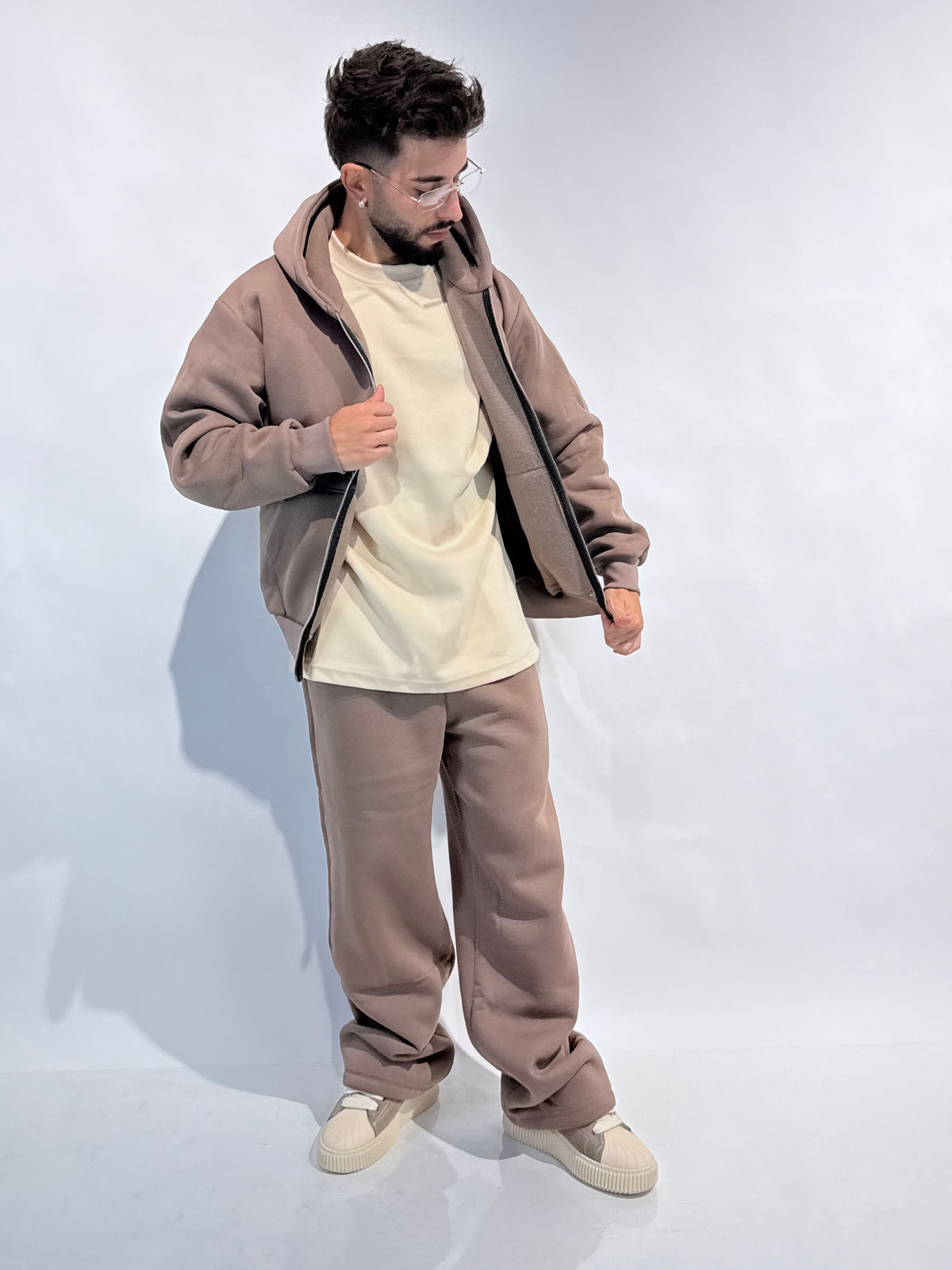 Felpa Boxy Zip