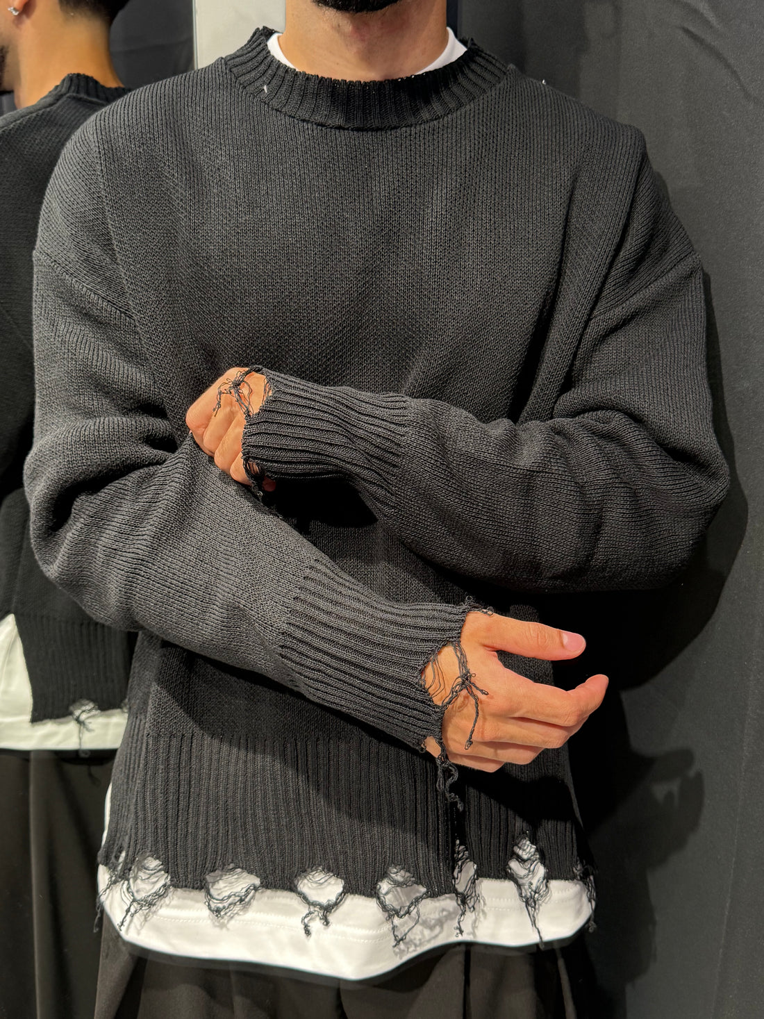 Maglione Sfrangiato