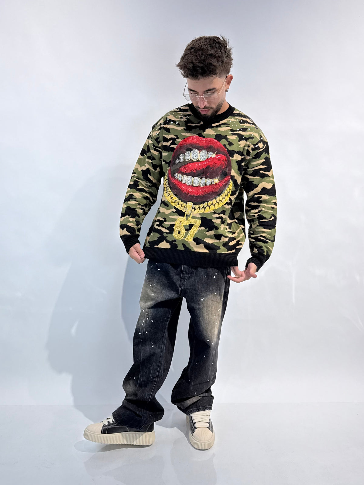 Maglione SixSeven Military