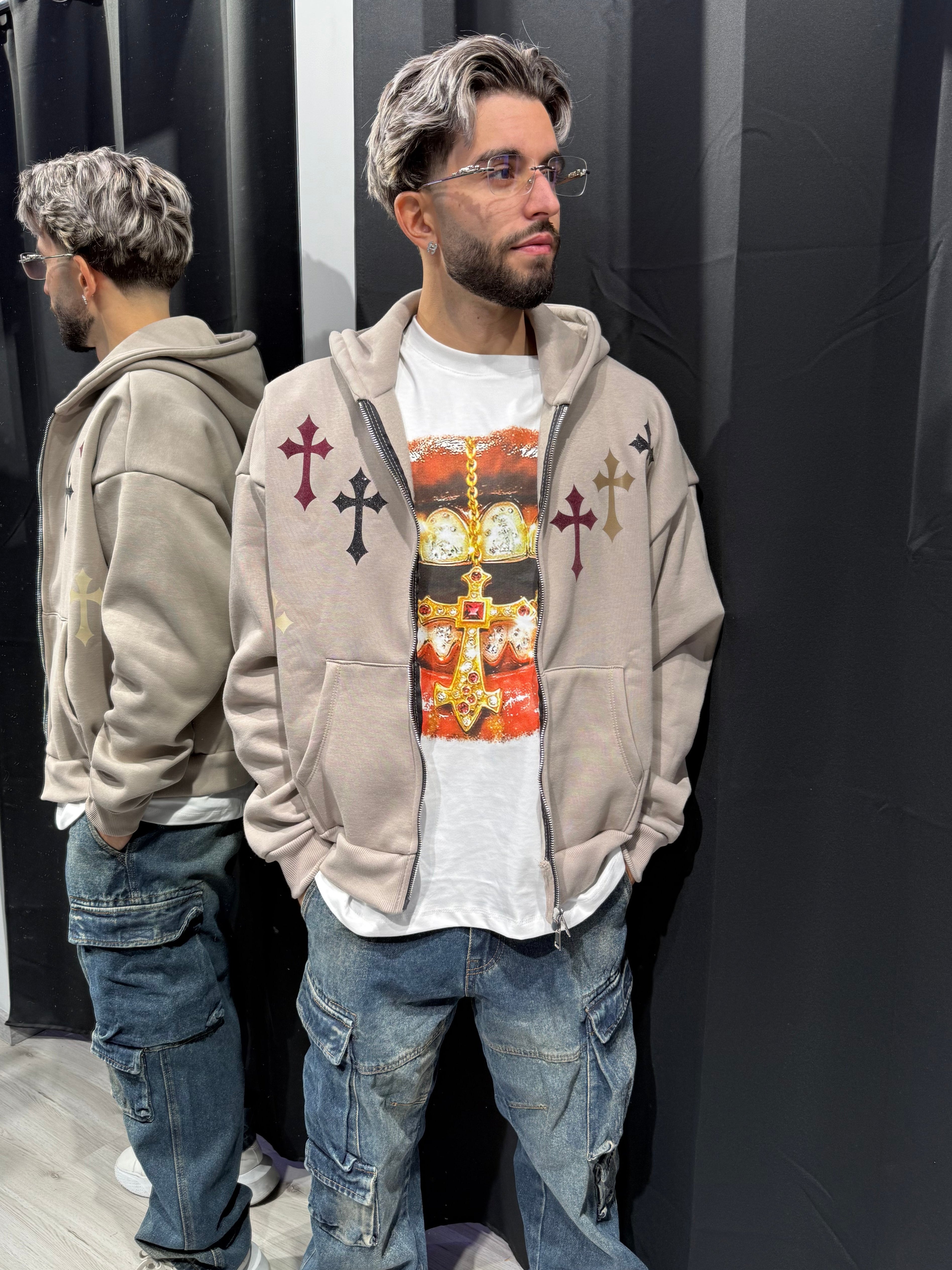 Felpa “Crosslight Zip”
