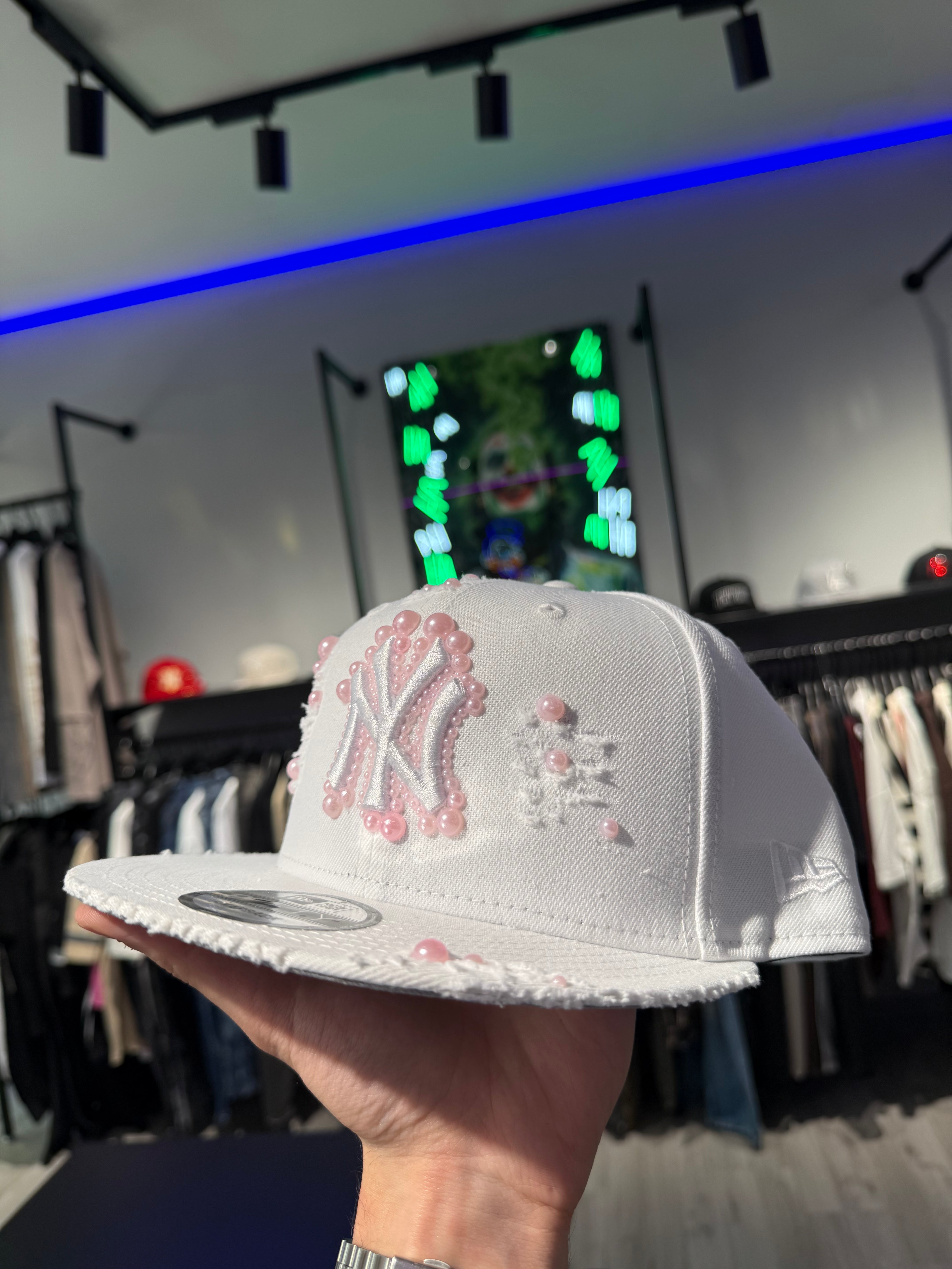 Cappello Custom Perlato Rosa
