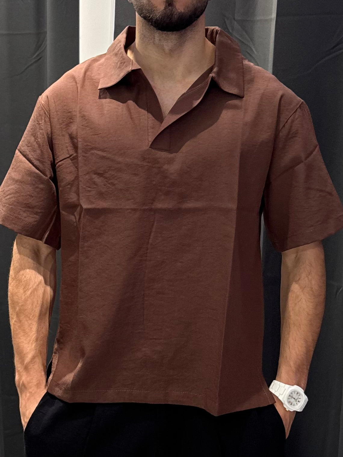 T-shirt V-Crop
