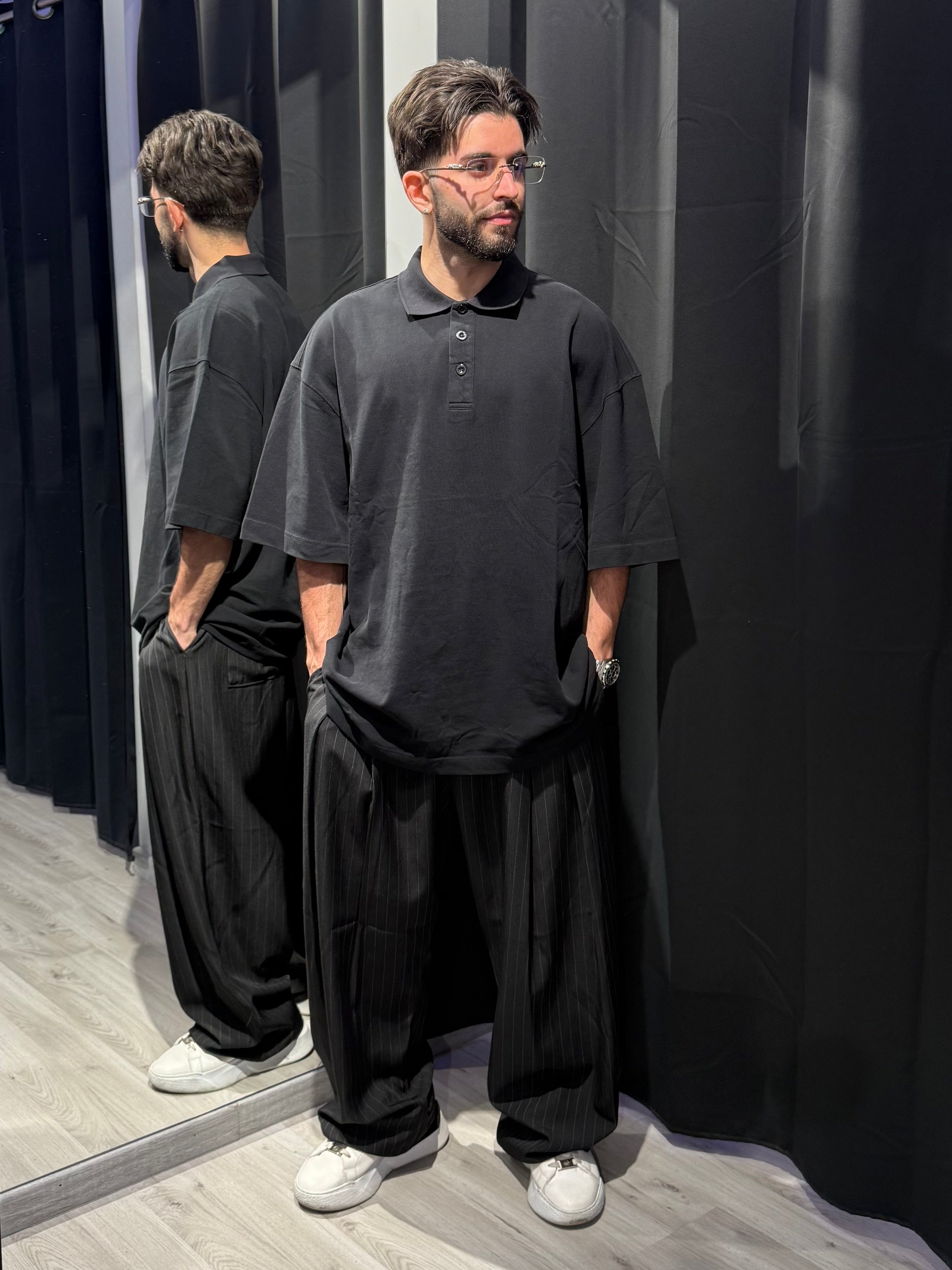 Panta Pench gessato
