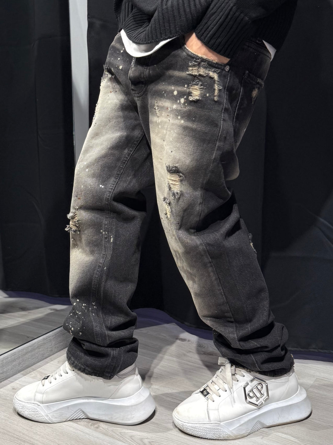 Jeans Semi Baggy Washed