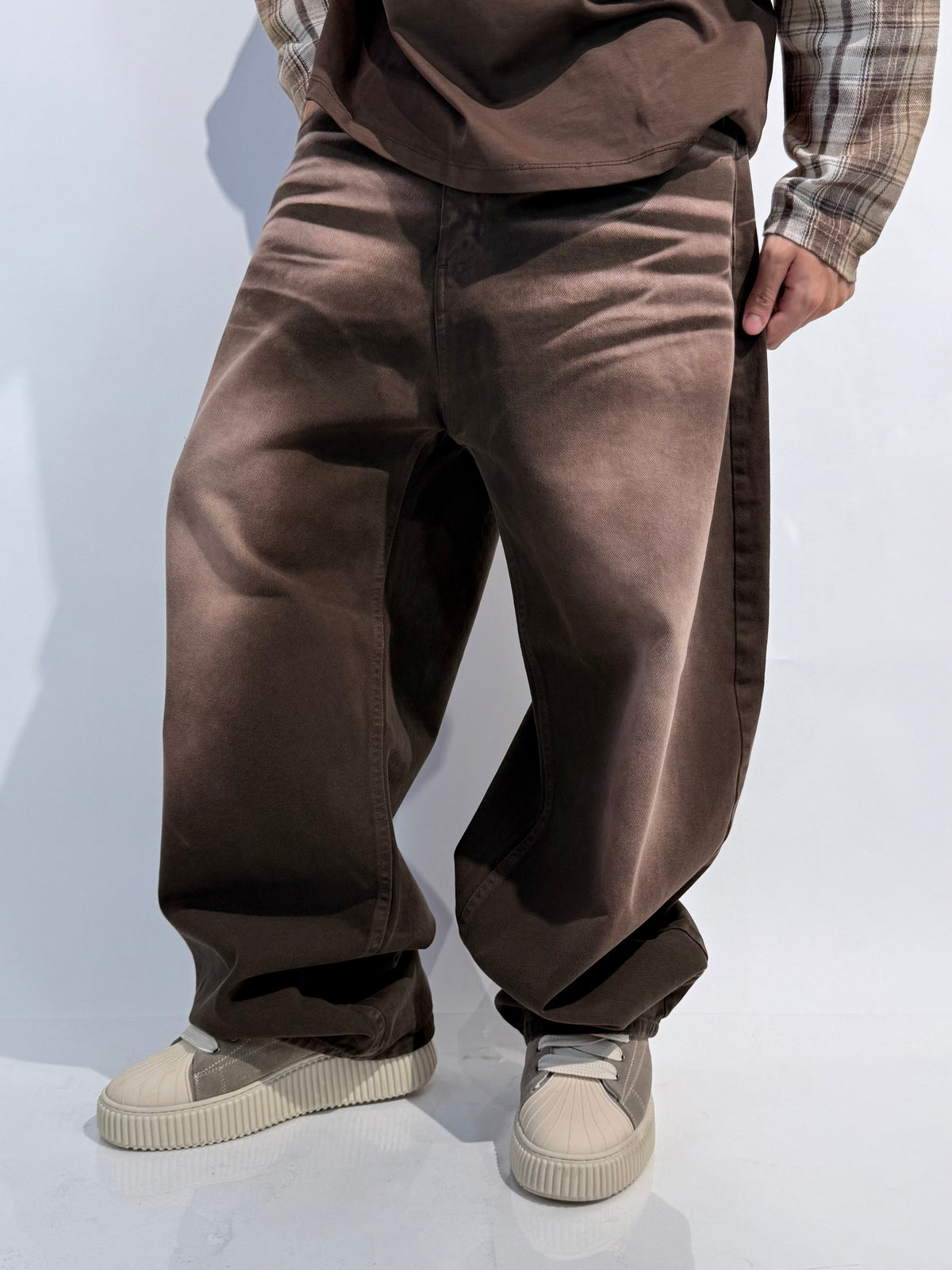 Jeans Balloon Brown