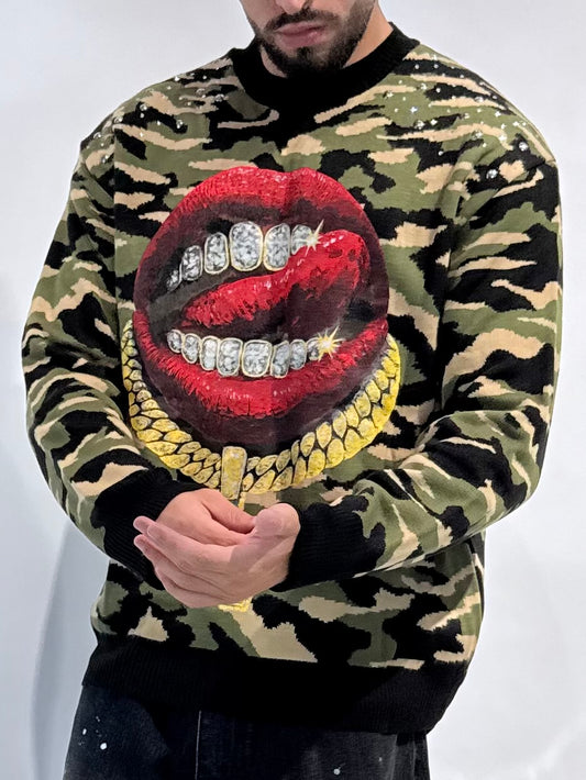 Maglione SixSeven Military