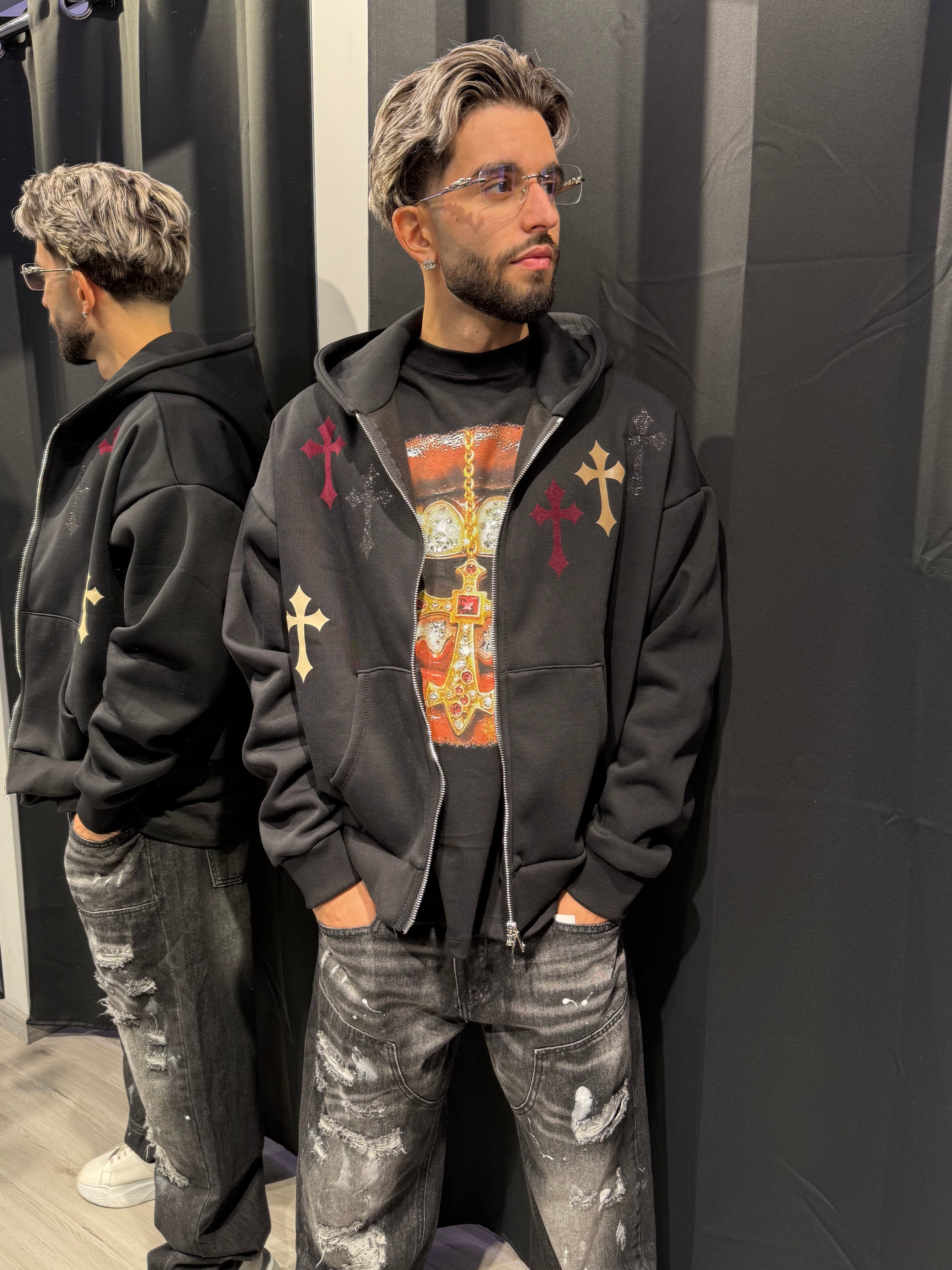 Felpa “Crosslight Zip”