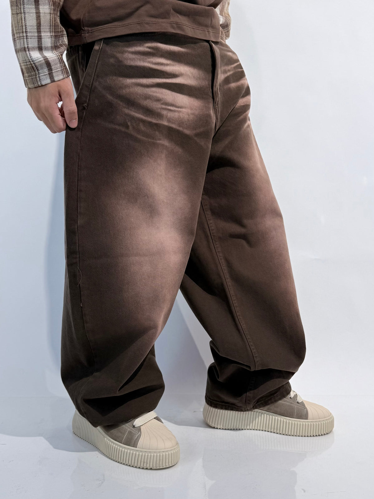 Jeans Balloon Brown