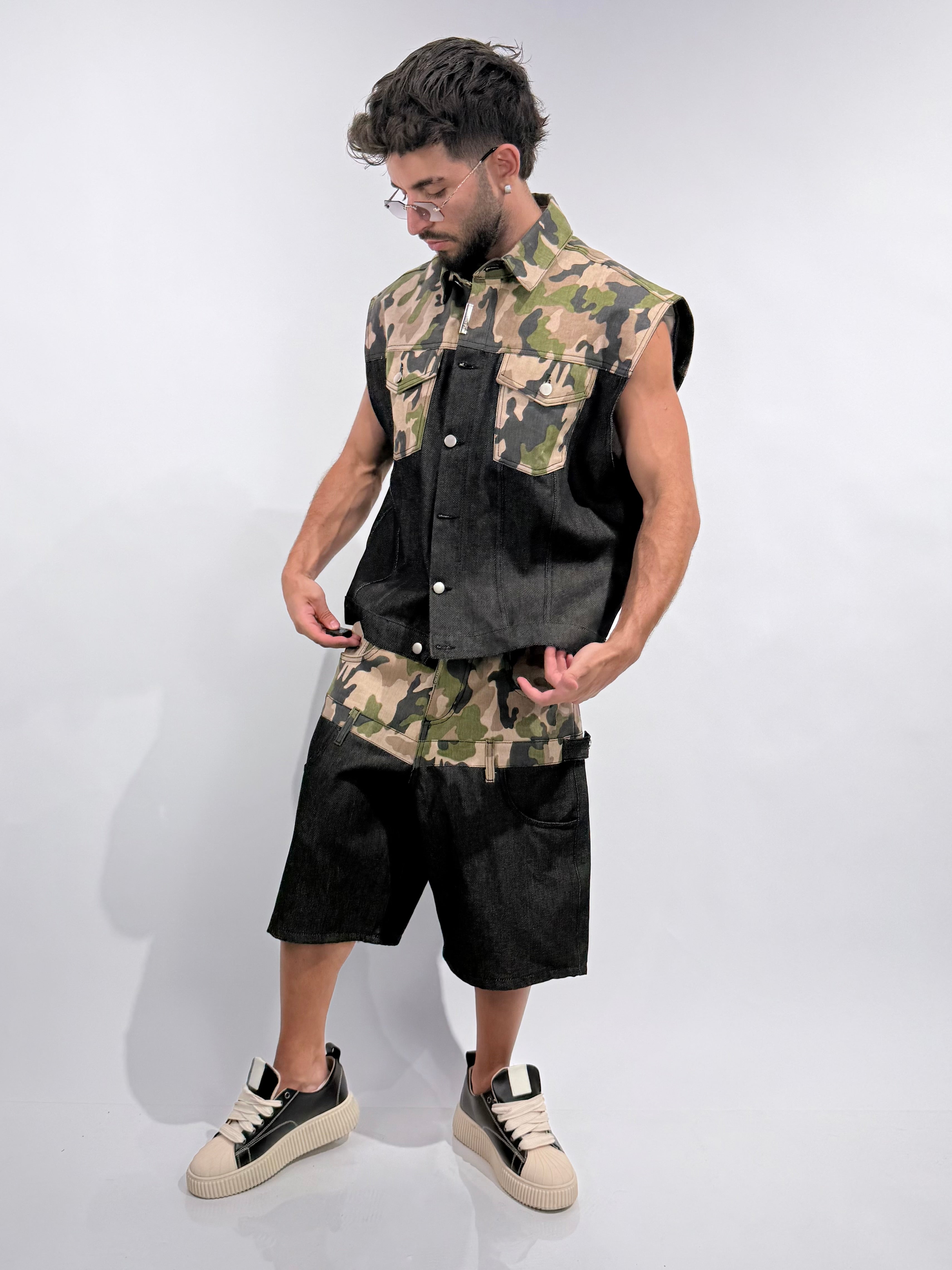 Completo Military Smanicato