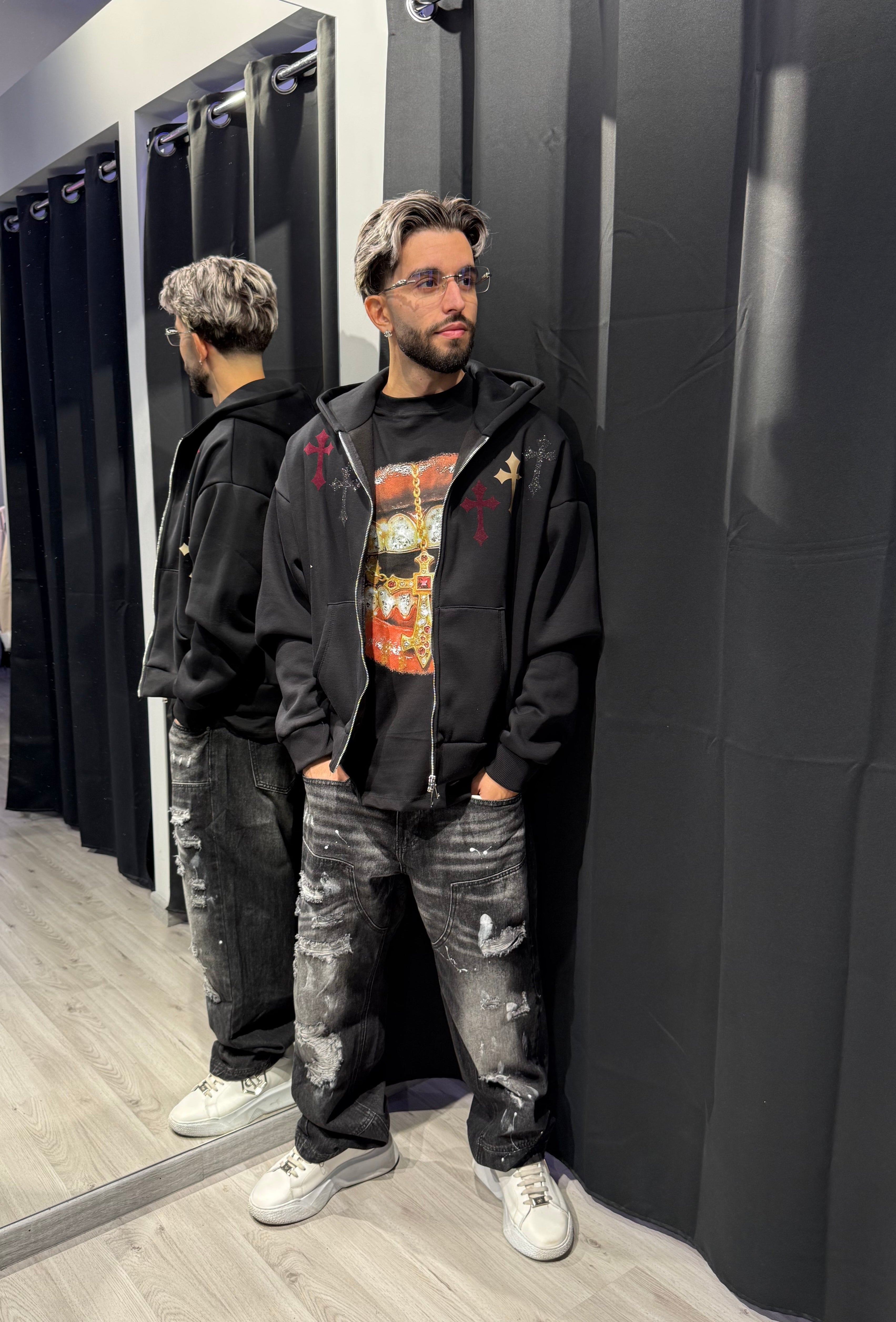Felpa “Crosslight Zip”