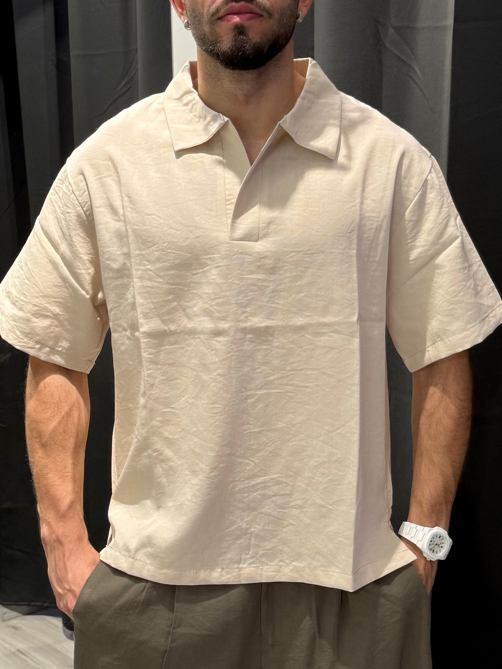 T-shirt V-Crop