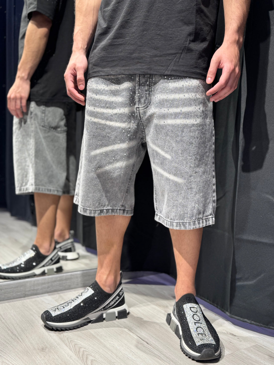 Jeans Brillantinato