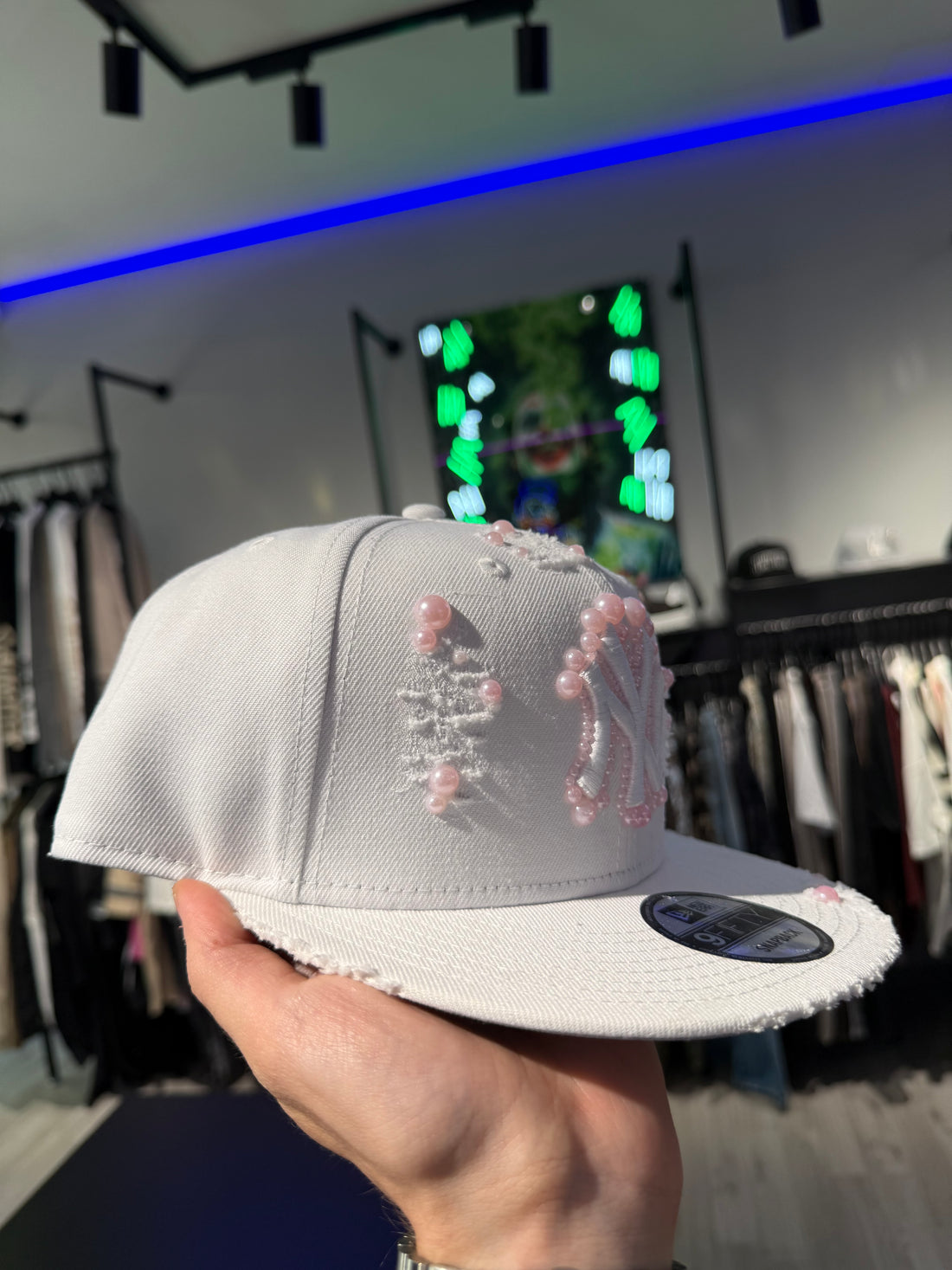 Cappello Custom Perlato Rosa