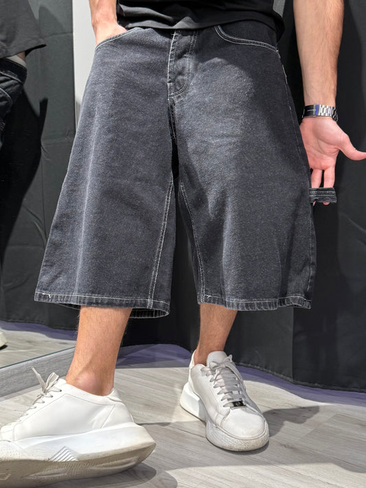 Jeans Jorts Black