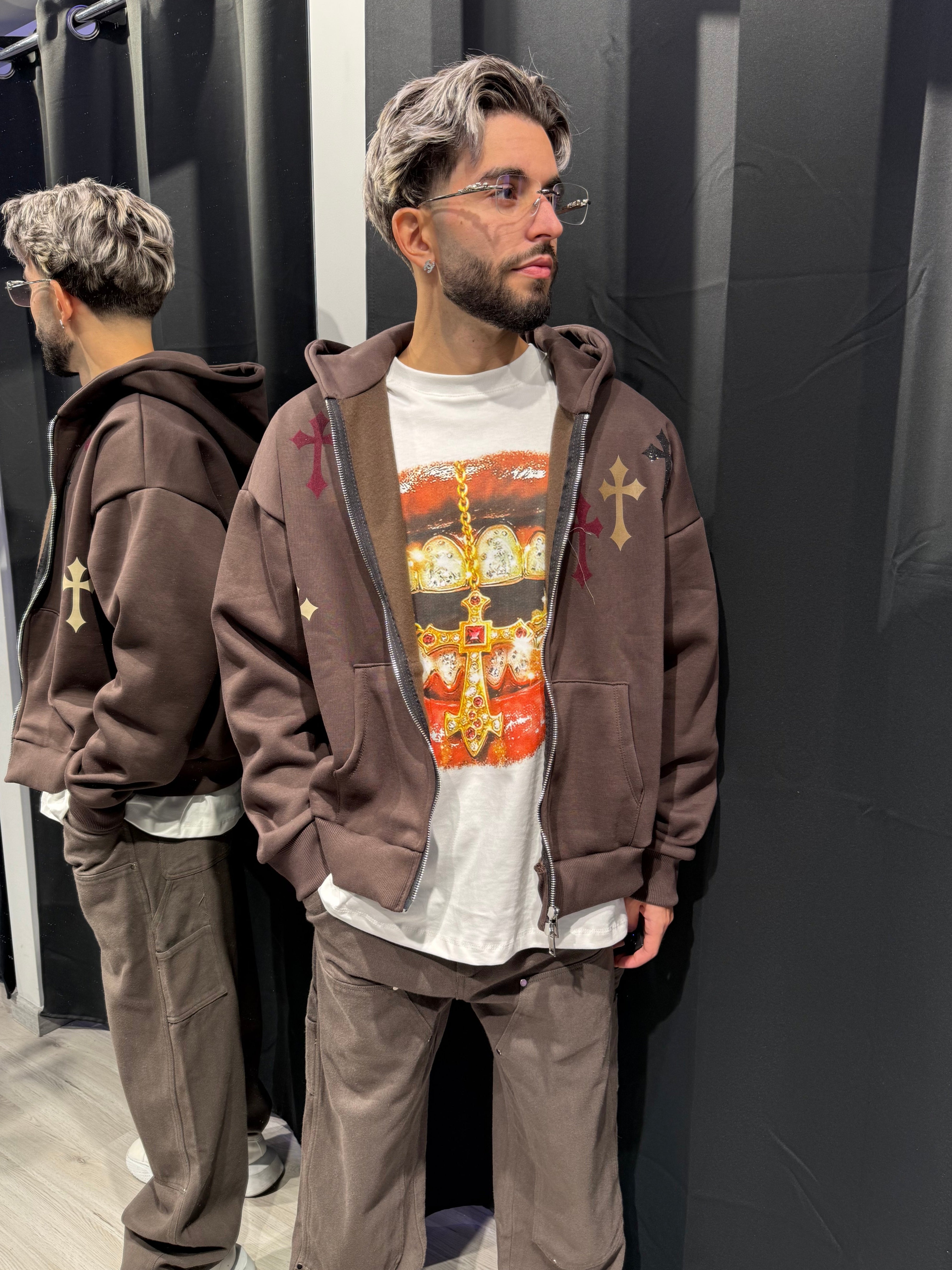 Felpa “Crosslight Zip”