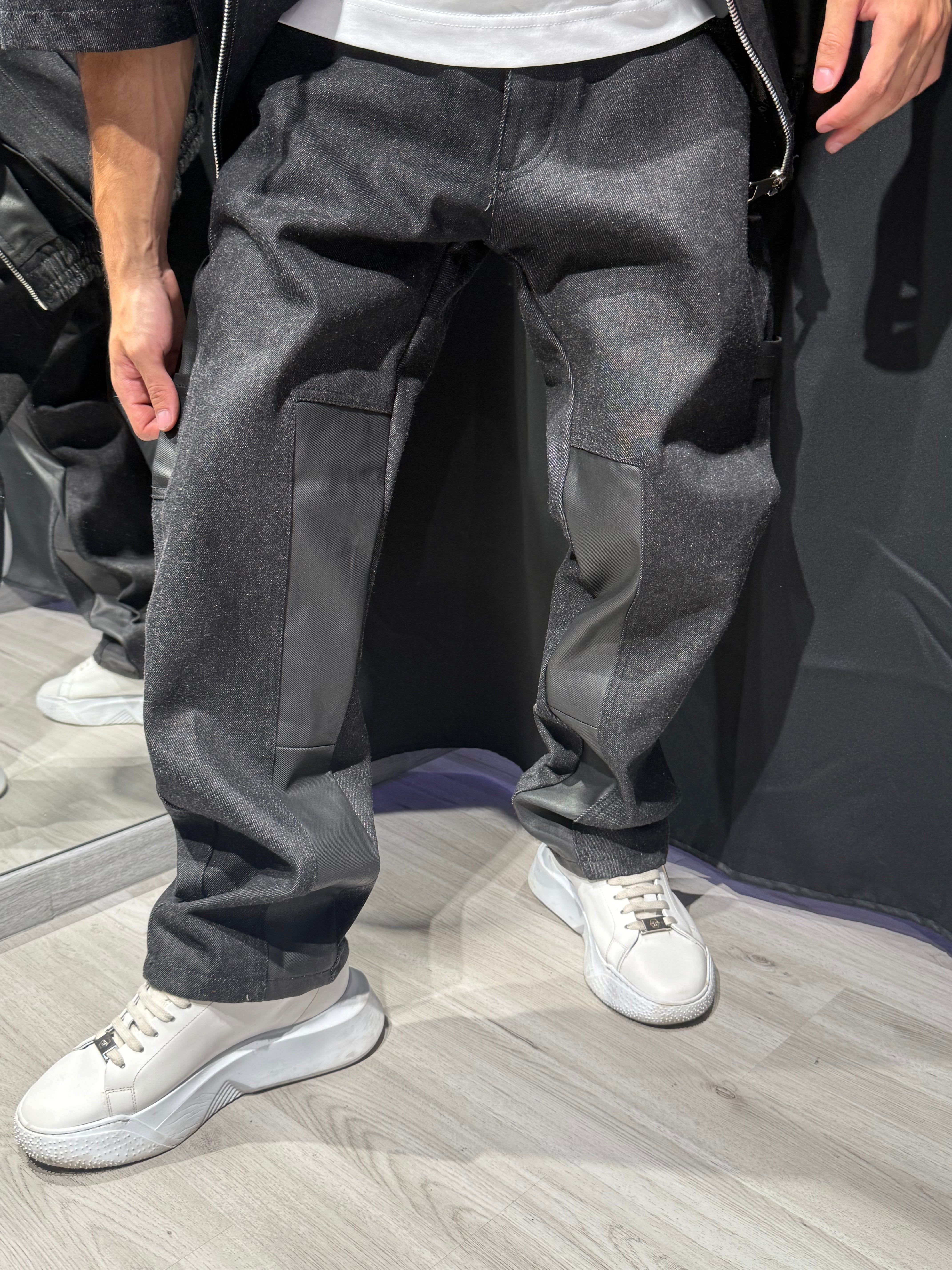 Urban Mix Denim Tracksuit