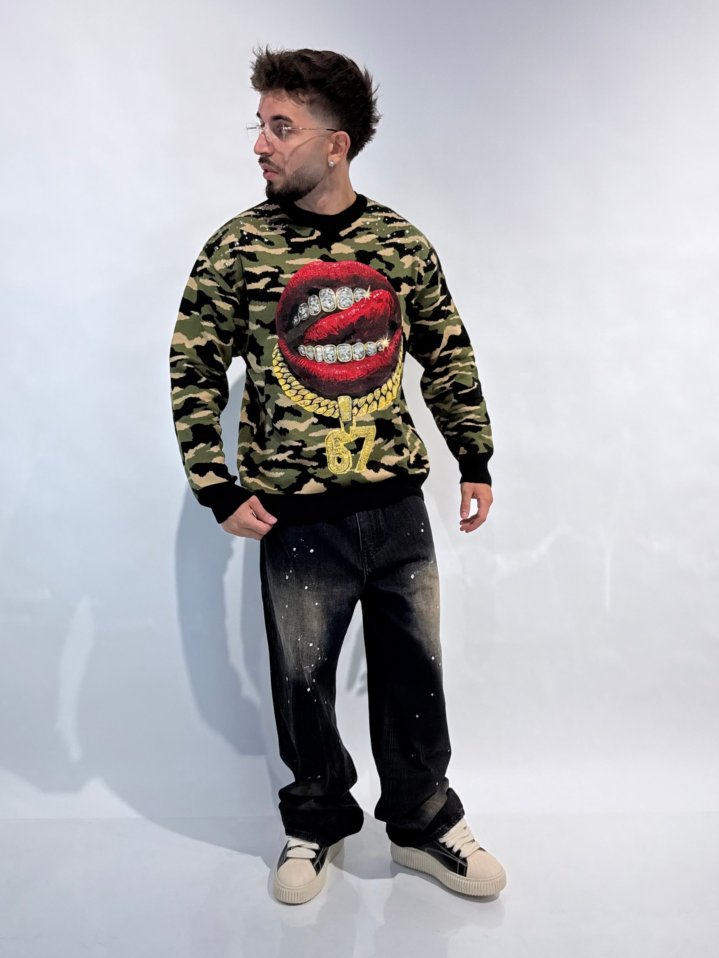 Maglione SixSeven Military