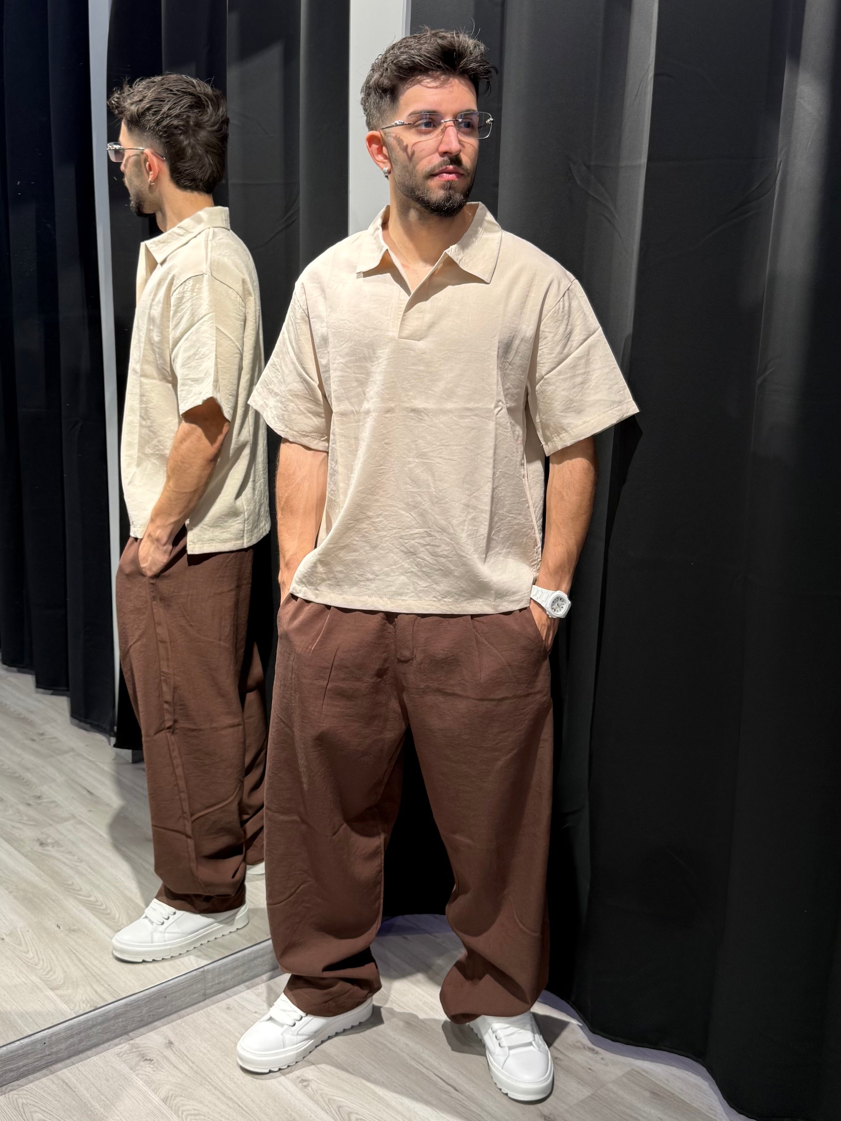 T-shirt V-Crop
