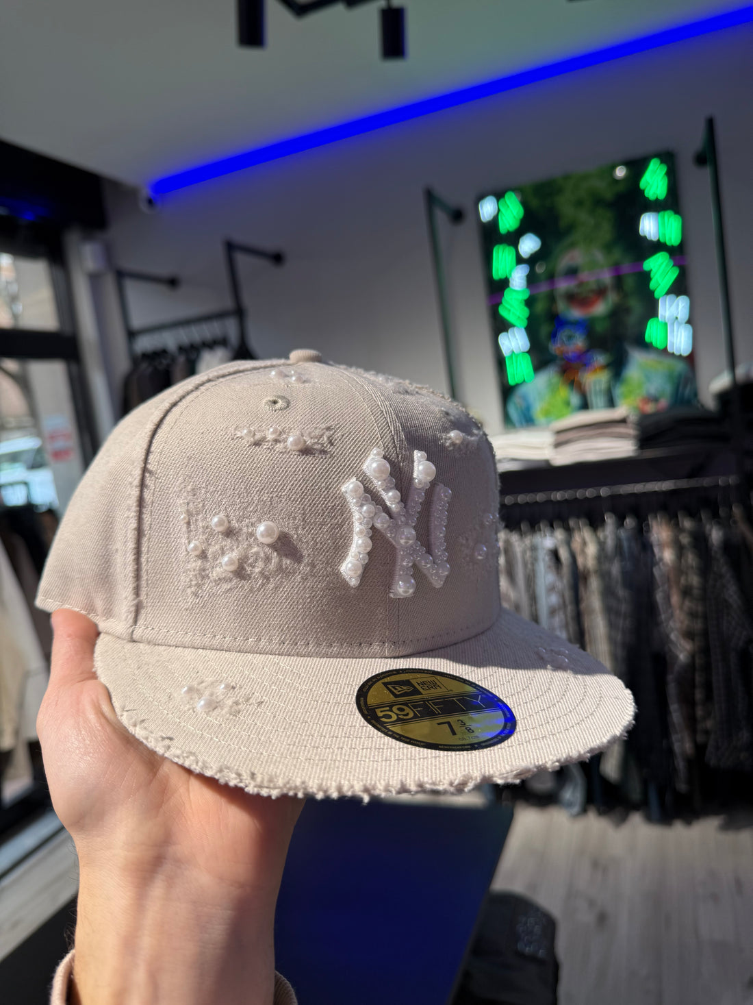 Cappello Custom Beige Perlato