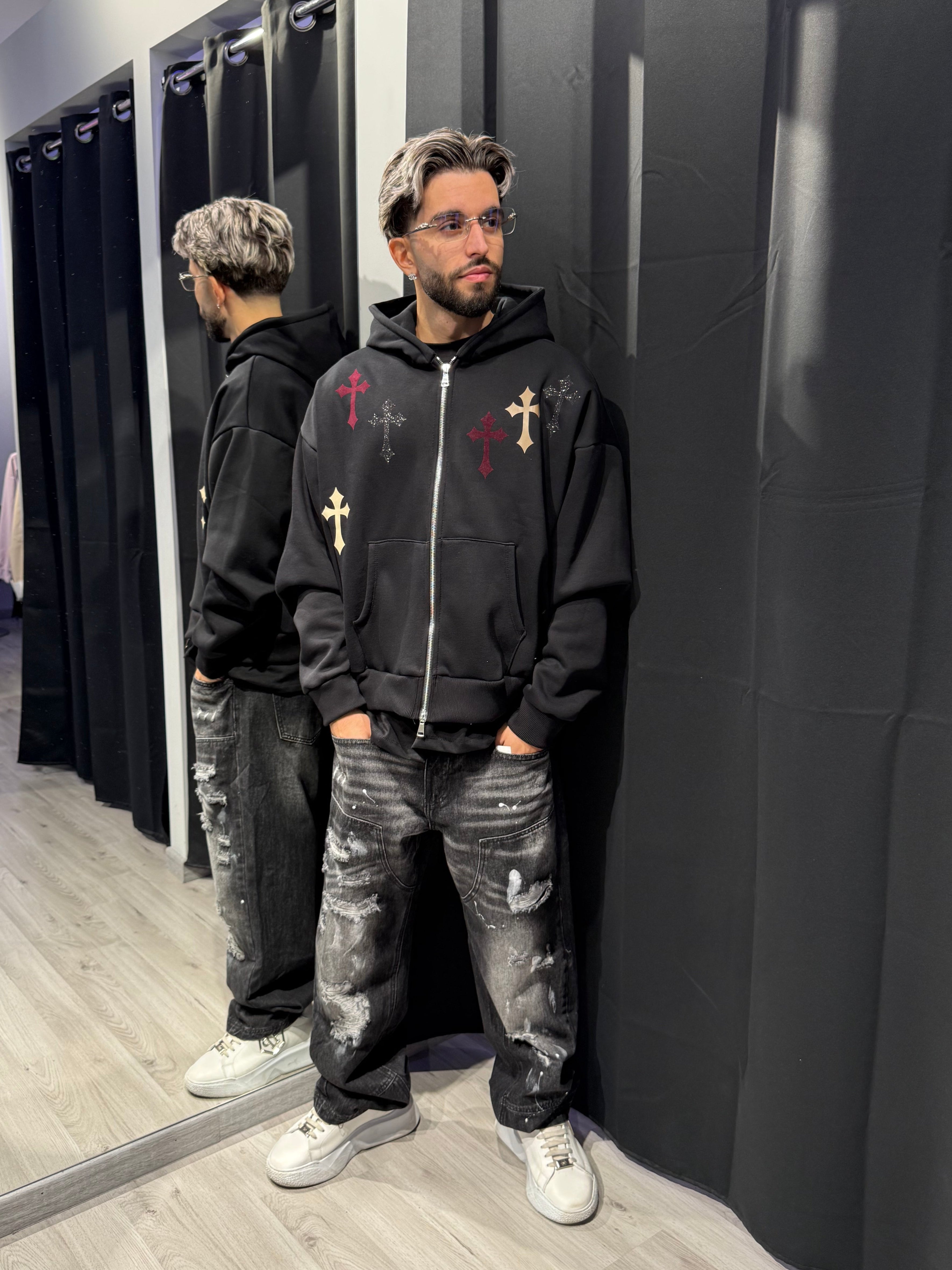 Felpa “Crosslight Zip”